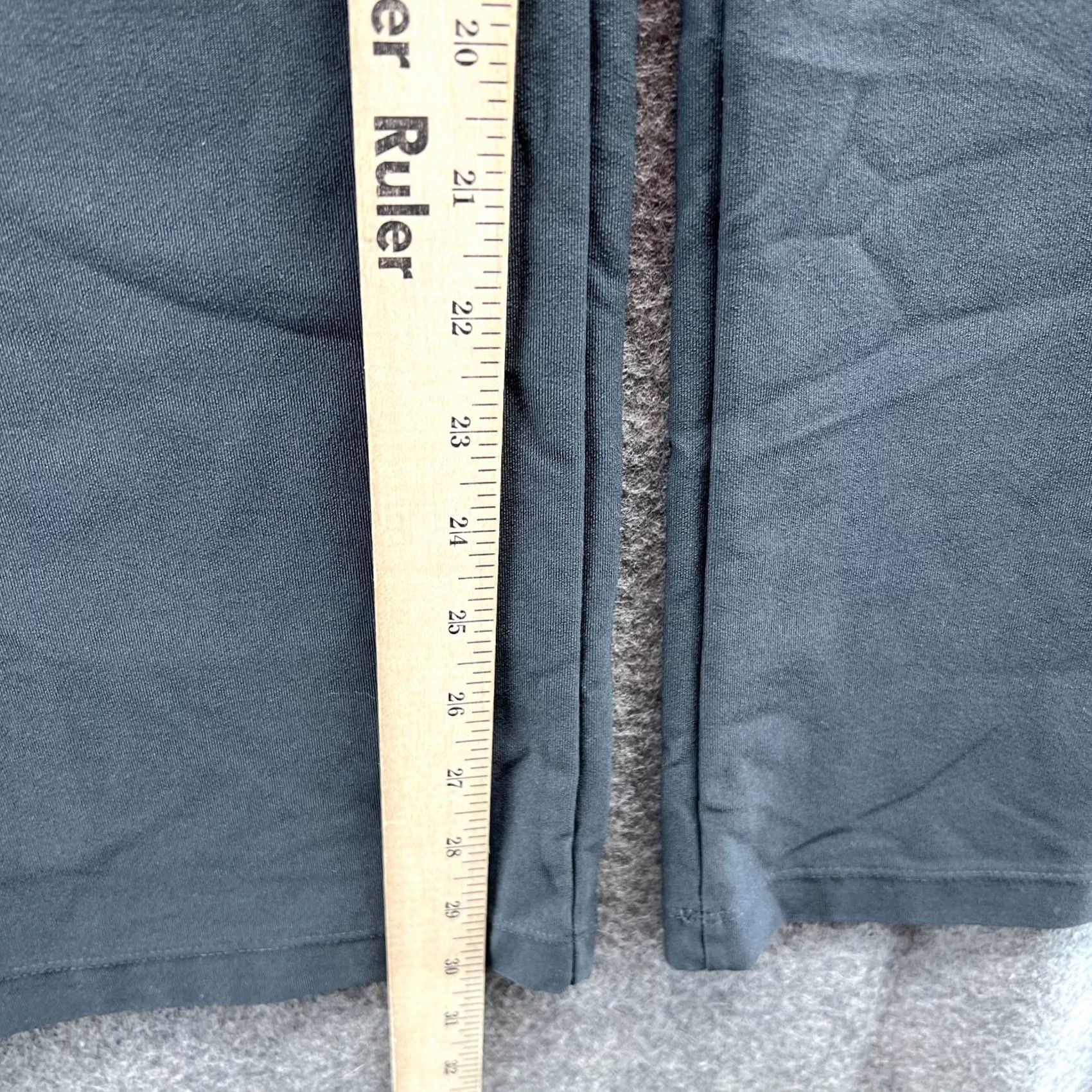 Nike VINTAGE Nike Sweatpants Womens Small Black Athletic Dri Fit Swoosh Y2K Zip Shirt Pants Size 28" / US 6 / IT 42 - 7 Thumbnail