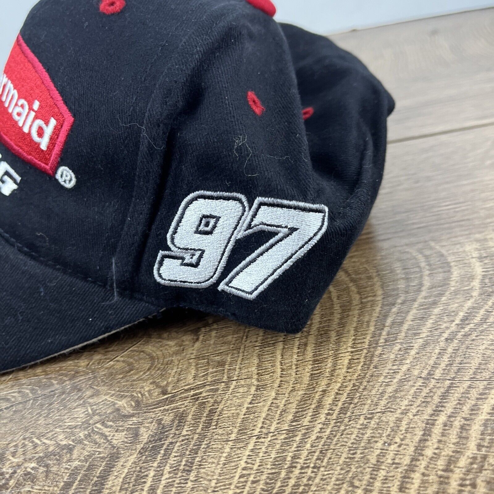 Other Rubbermaid Racing Hat Roush Racing Black Hat Adjustable NASC Size ONE SIZE - 8 Thumbnail