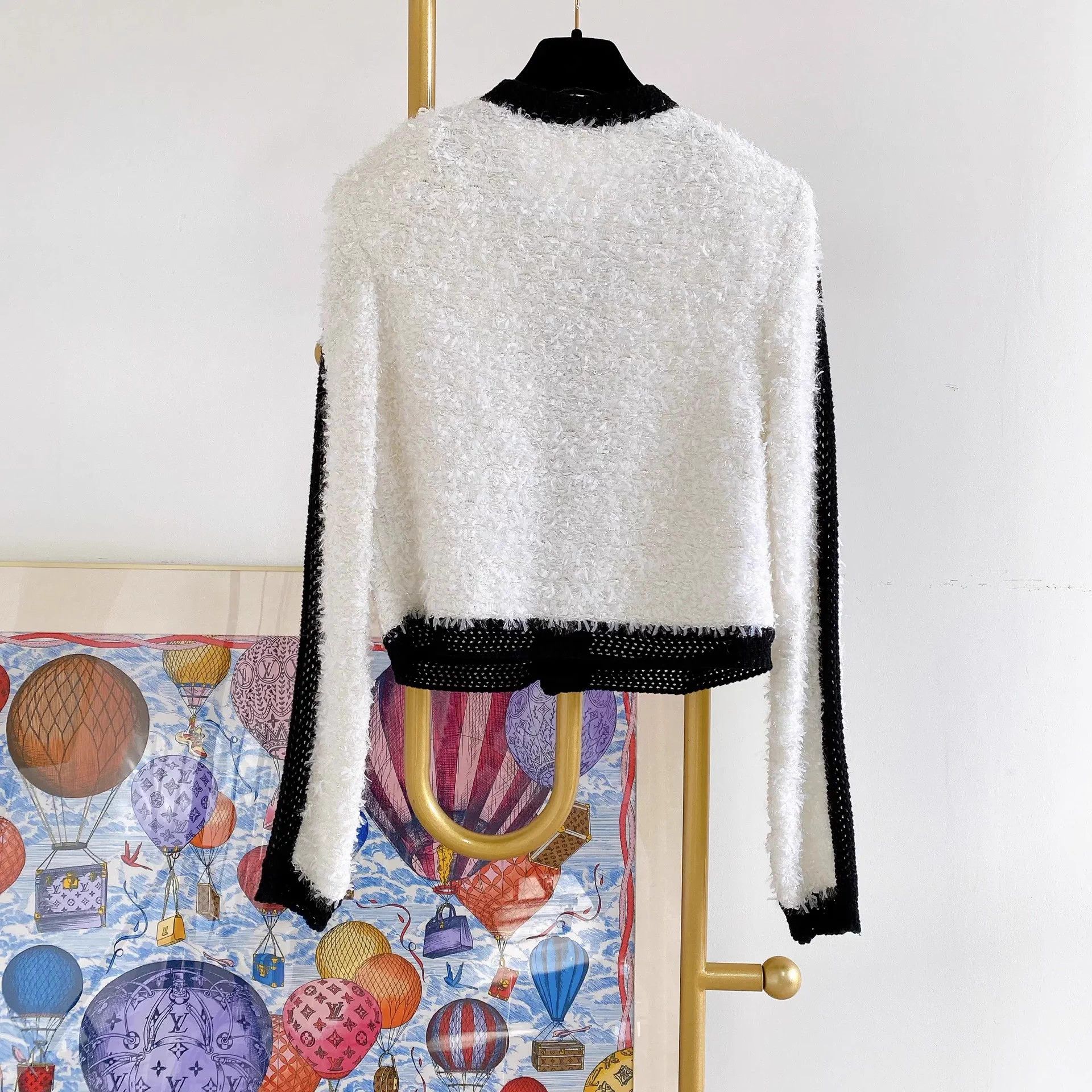 Balmain Balmain white woven Coco style jacket 42 Kim Ji-won Size M / US 6-8 / IT 42-44 - 4 Thumbnail