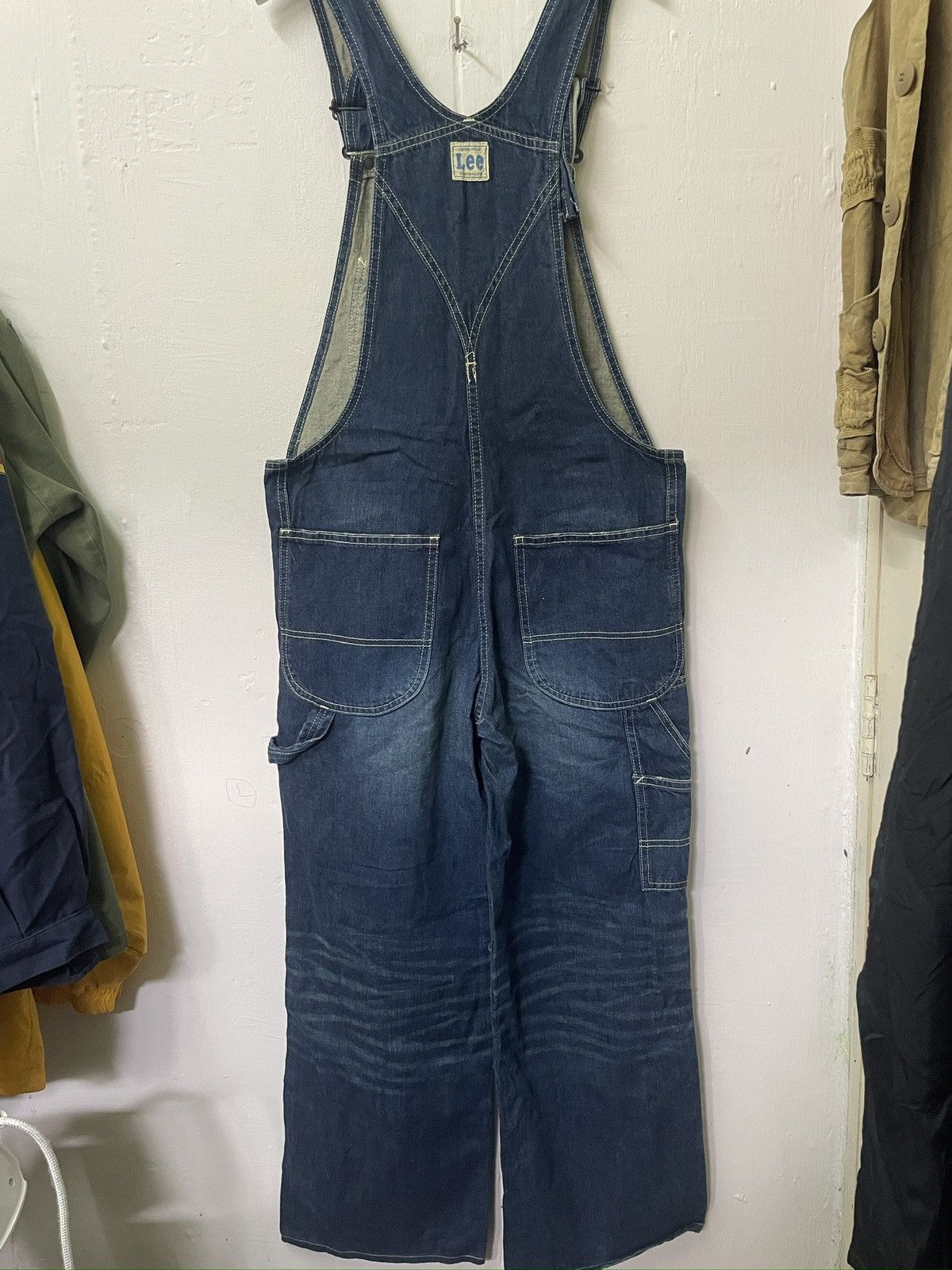 Lee Lee union vintage overall denim jeans Size US 35 - 2 Thumbnail