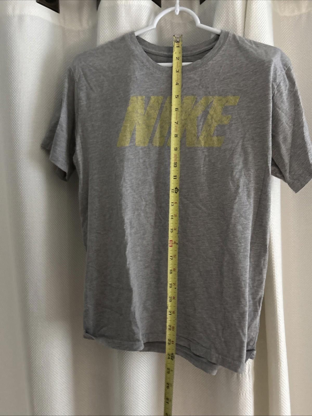 Nike Nike Gray/Yellow Logo T-Shirt Women's XL Male or Female Tee Size XL / US 12-14 / IT 48-50 - 5 Thumbnail