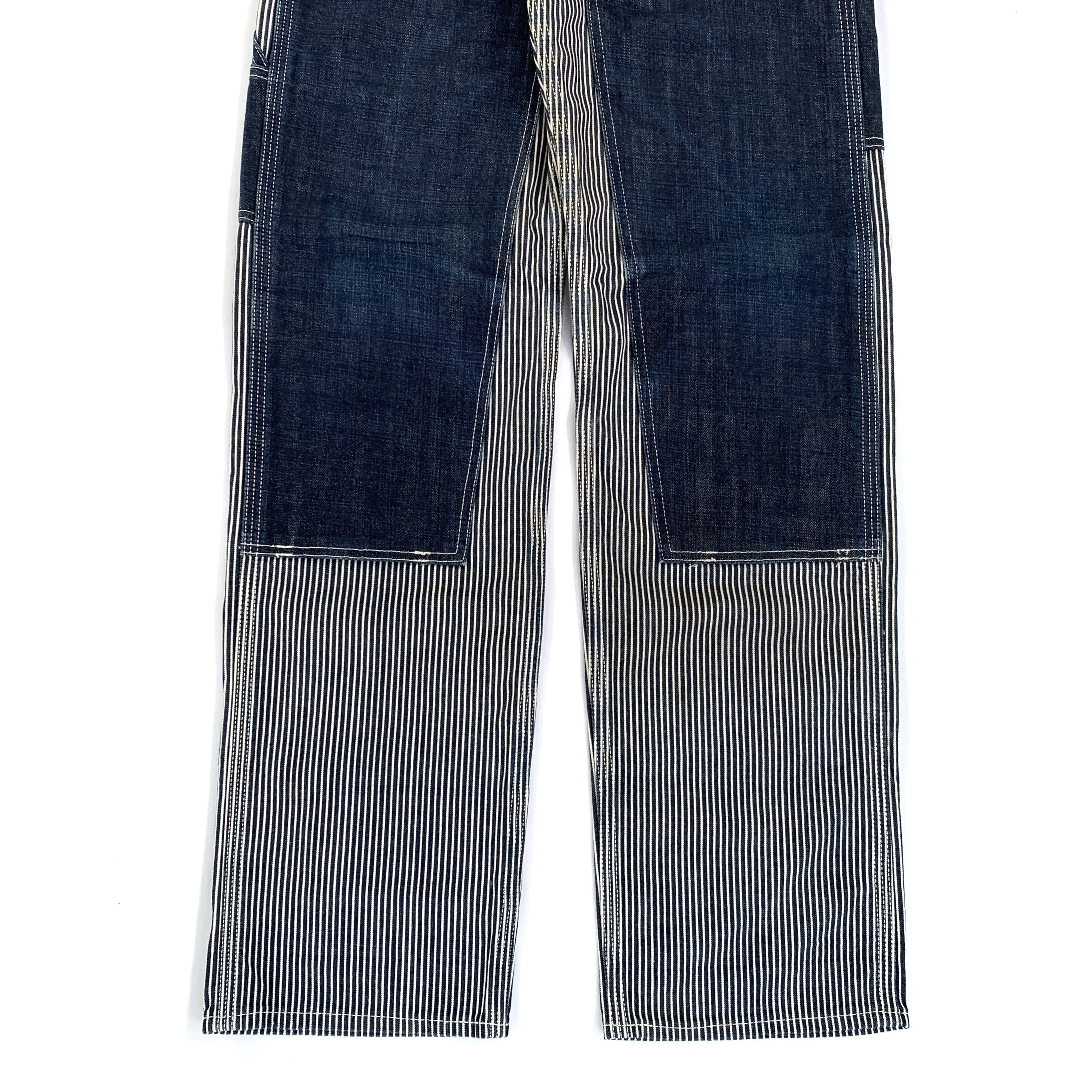 EIGHT-G Vintage Eight-G Hickory Carpenter Double Knee Pants Size US 31 - 2 Thumbnail