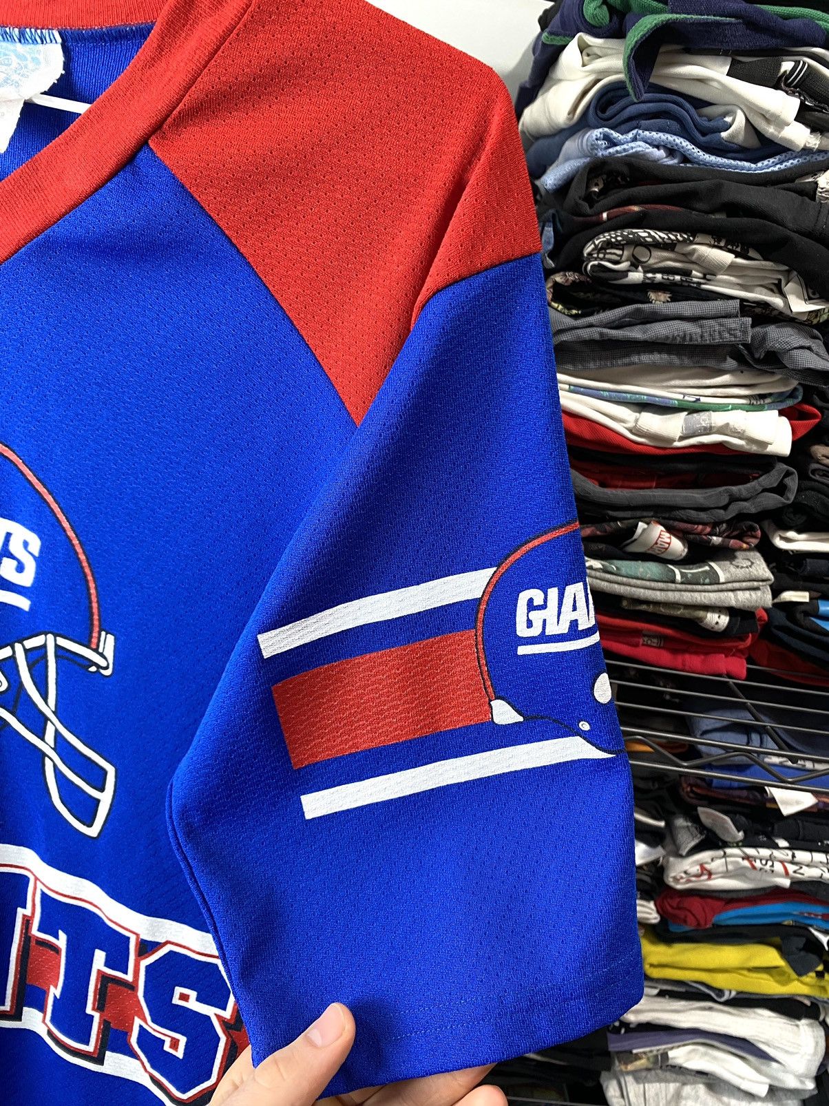 NFL Vintage 1990’s NFL Giants Jersey T Shirt Made In USA 🇺🇸 Size US S / EU 44-46 / 1 - 9 Thumbnail