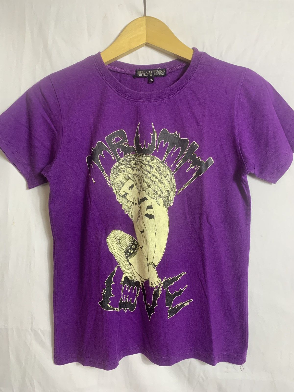 Japanese Brand Japanese Hell Cat Punk shirt Size US XS / EU 42 / 0 - 1 Thumbnail