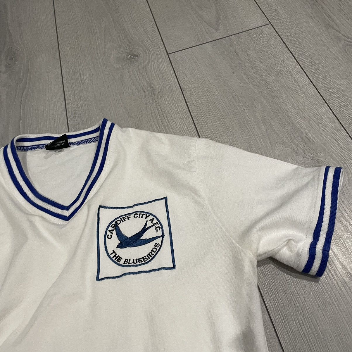 Vintage Vintage 90s Jersey Cardiff city rugby polo tee shirt bluebir Size US L / EU 52-54 / 3 - 2 Thumbnail