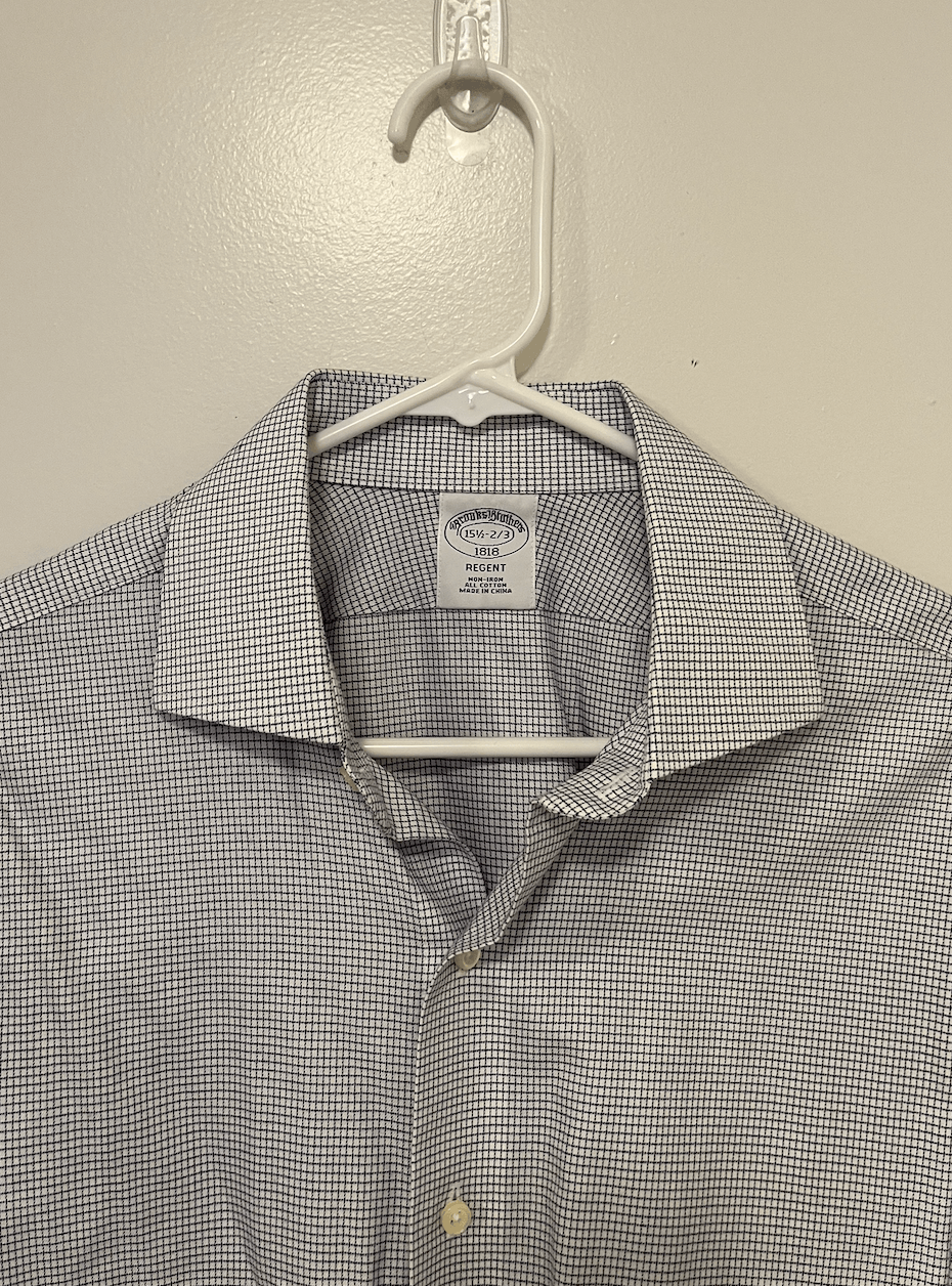Brooks Brothers Brooks Brothers checkered shirt with spread collar Size US M / EU 48-50 / 2 - 3 Thumbnail