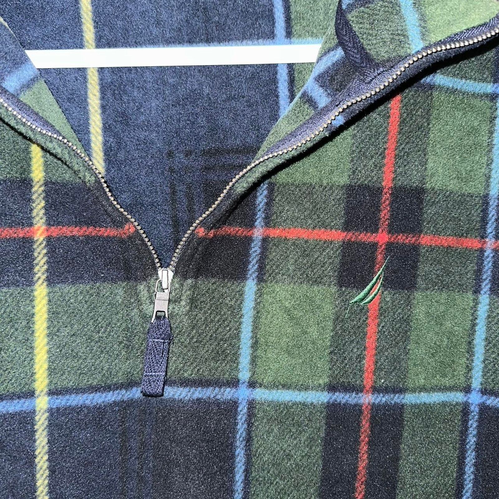 Nautica Nautica 1/4 Zip Fleece Jacket Size US L / EU 52-54 / 3 - 3 Thumbnail