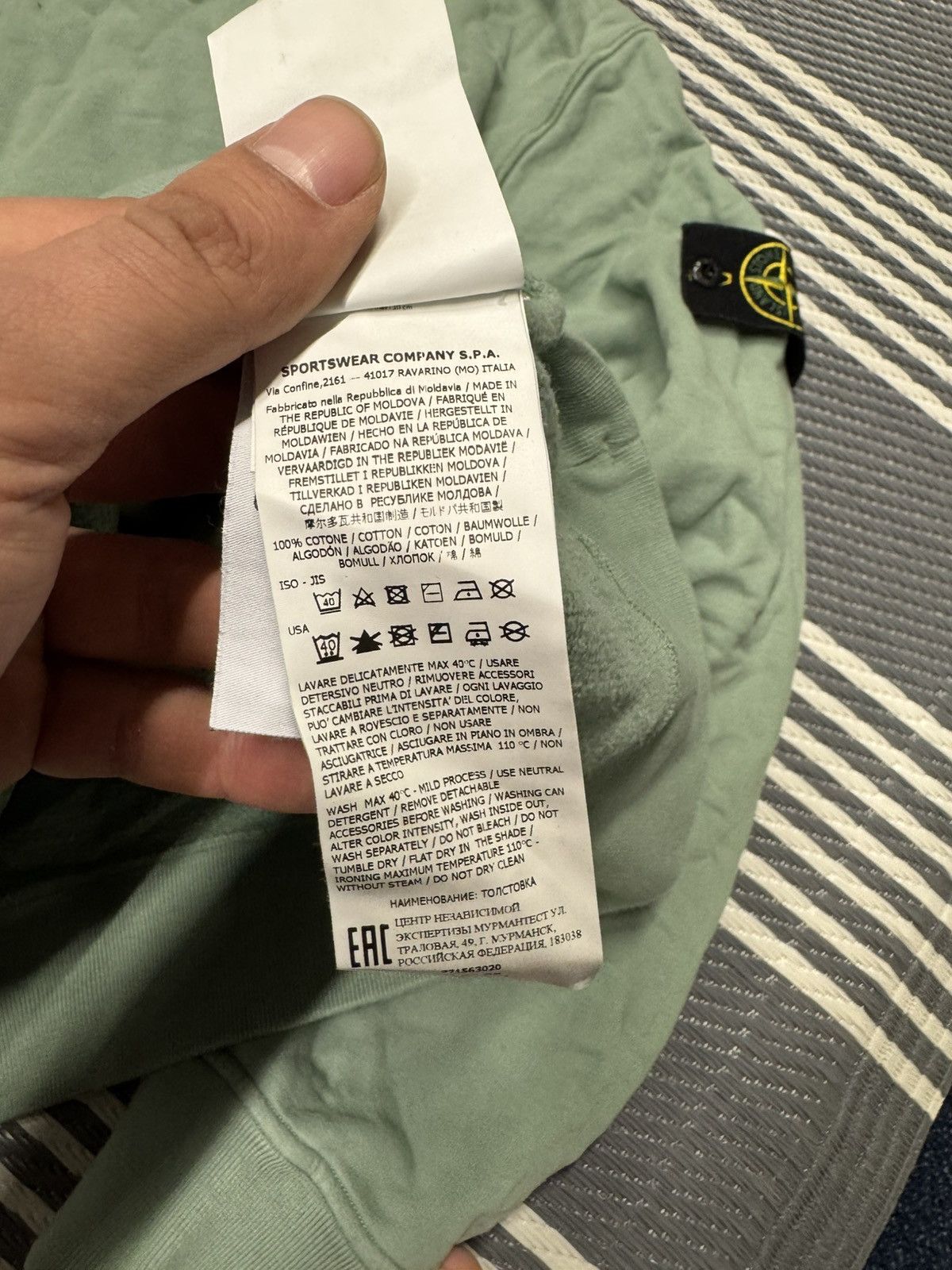 Stone Island Stone Island Sweatshirt Size US XXL / EU 58 / 5 - 5 Thumbnail