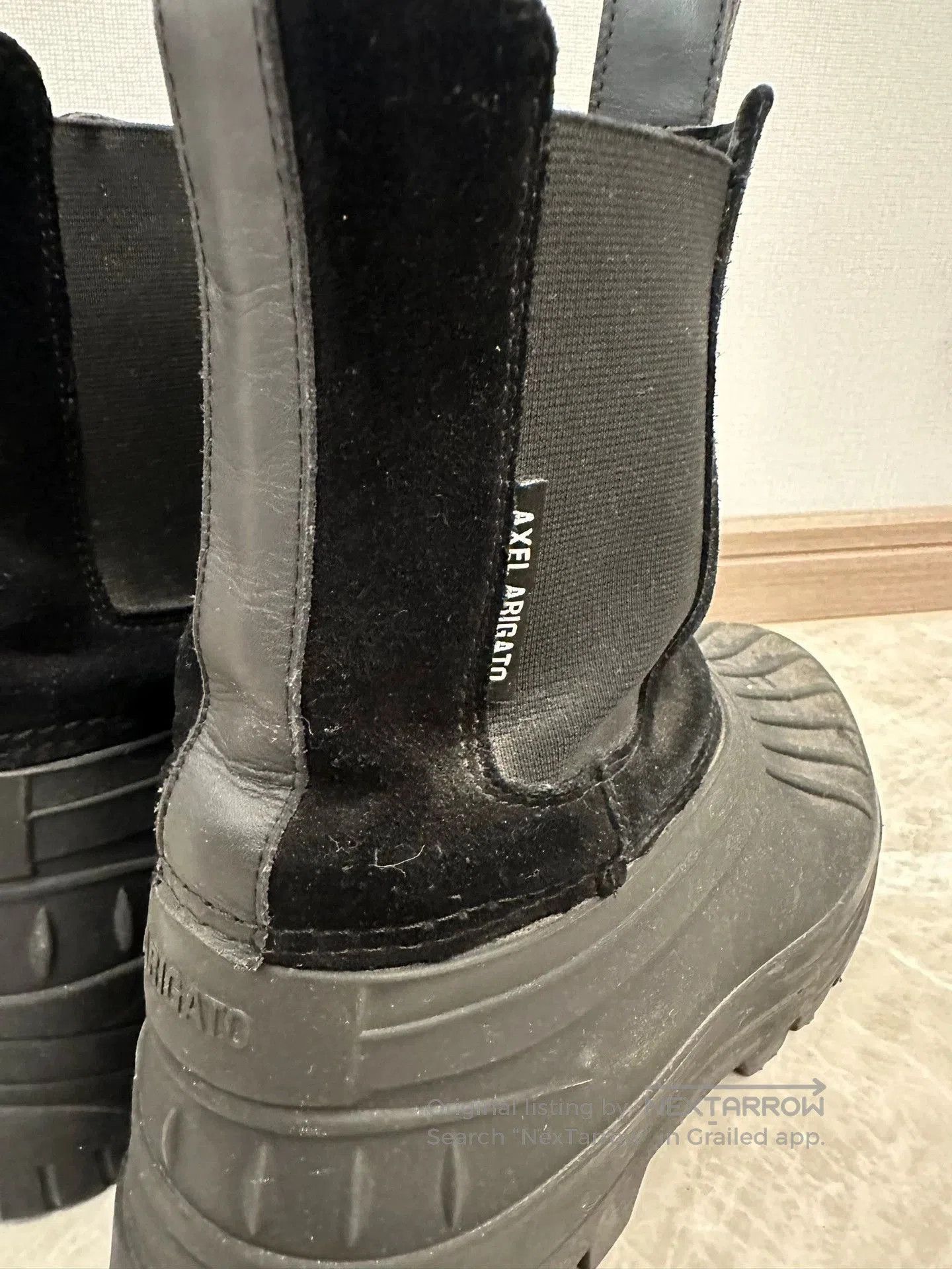 Axel Arigato Black Ankle Boots with Chunky Sole, Size 10. Size US 10 / EU 43 - 2 Thumbnail