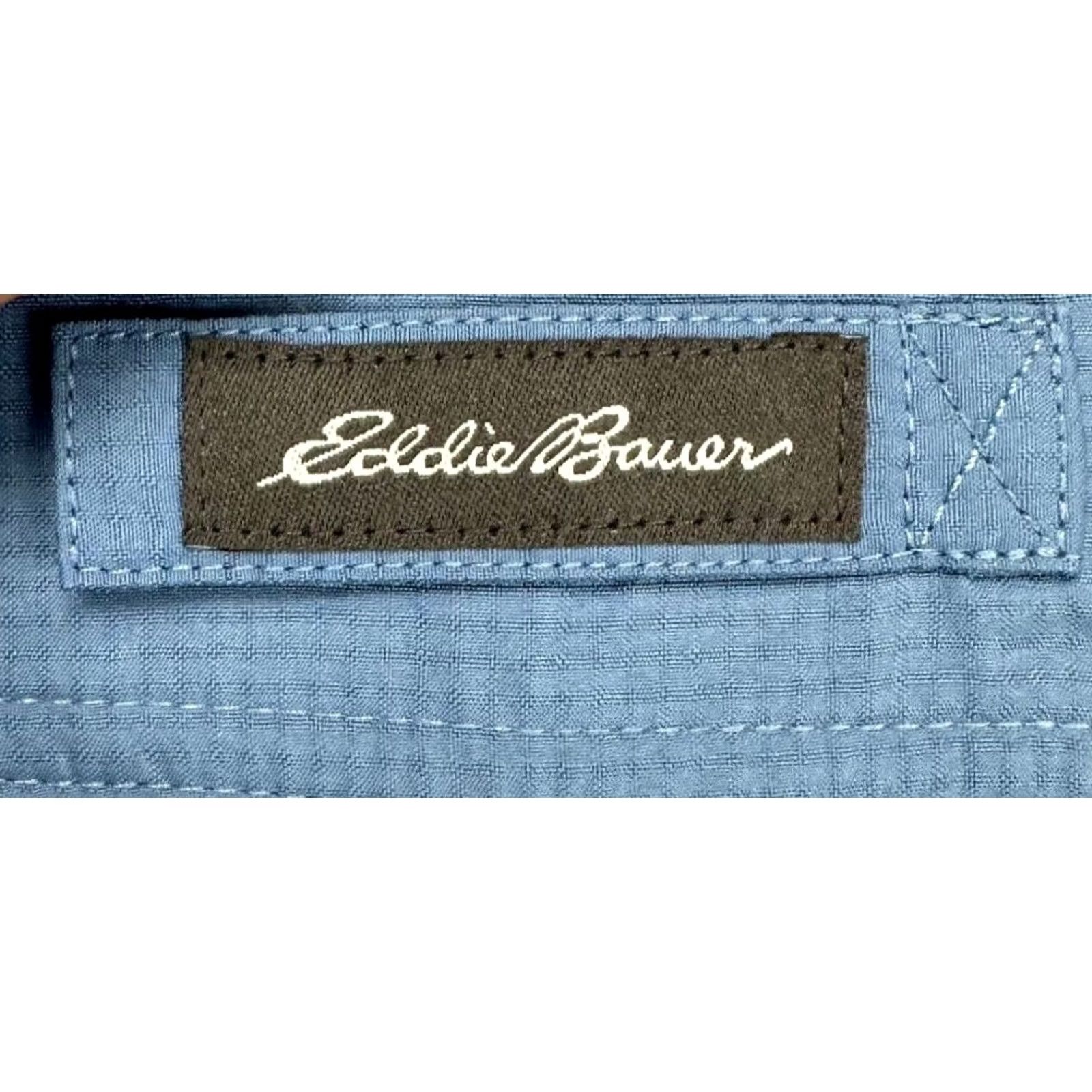 Eddie Bauer Eddie Bauer Button Up Shirt Mens XL Blue Ripstop Hiking Outdoor Pocket Vented Size US XL / EU 56 / 4 - 6 Thumbnail