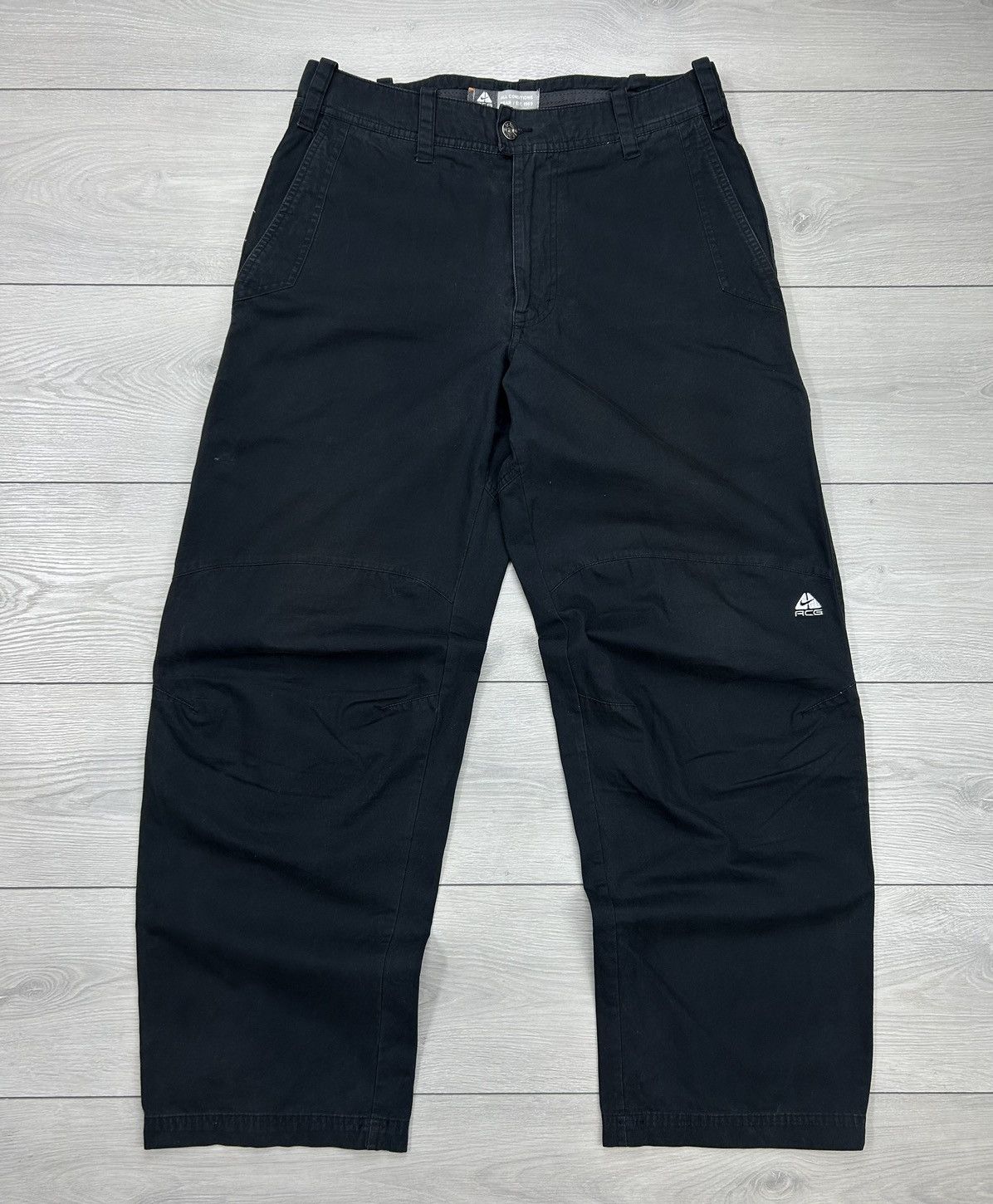 Nike ACG × Vintage Nike ACG Vintage Black Baggy Pant Size M Size US 32 / EU 48 - 2 Thumbnail