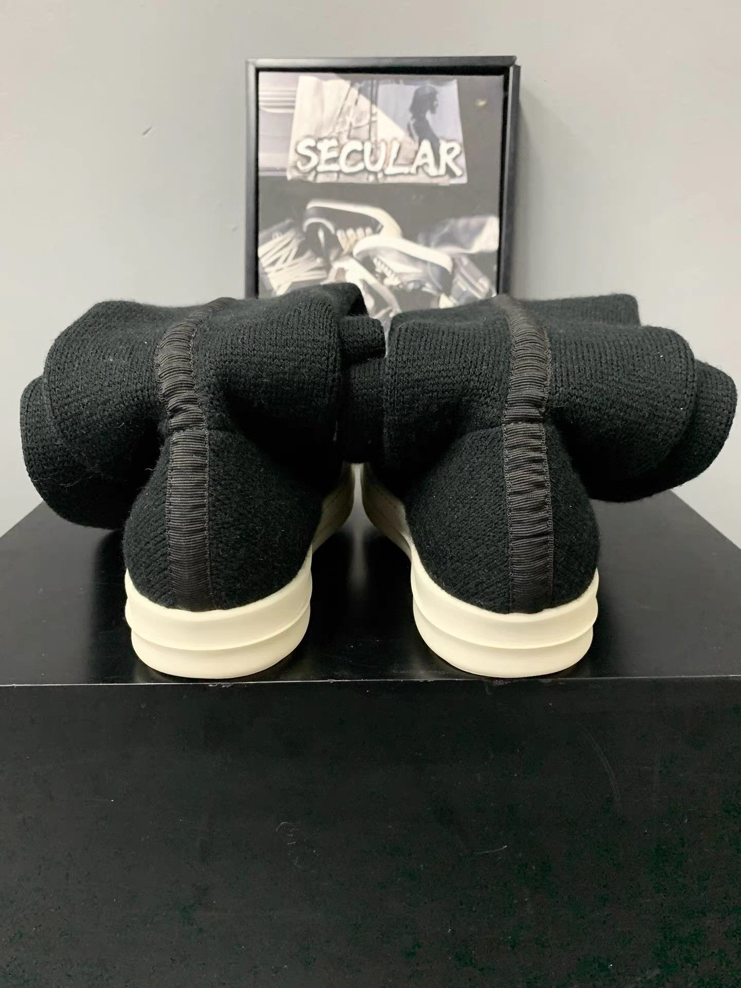Rick Owens Rick Owens Over‑Knee Goddess Boots K34 Size US 5.5 / IT 35.5 - 7 Thumbnail