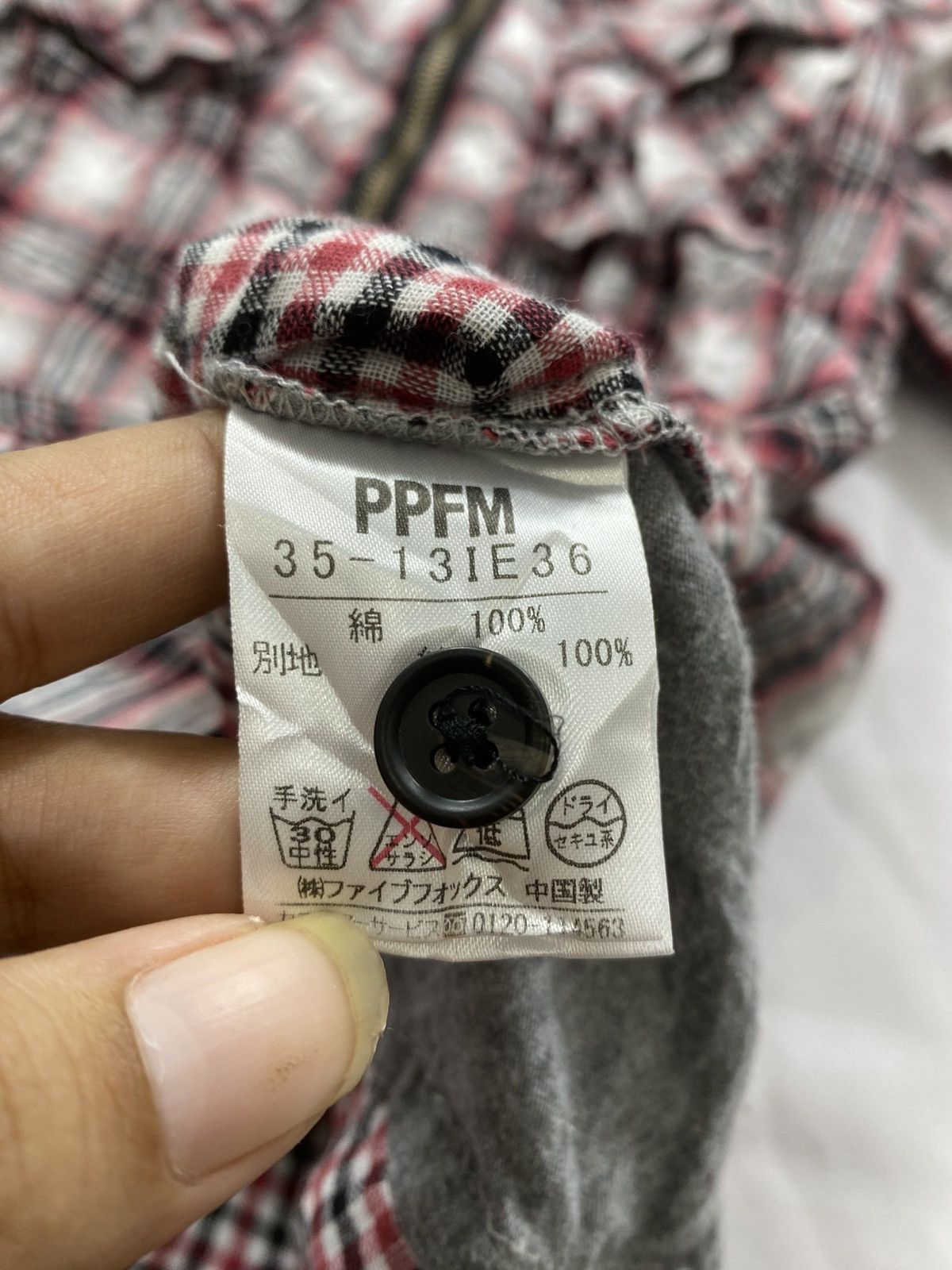 PPFM 2000s PPFM double Zipper Flannel Hoodie Size US M / EU 48-50 / 2 - 6 Thumbnail
