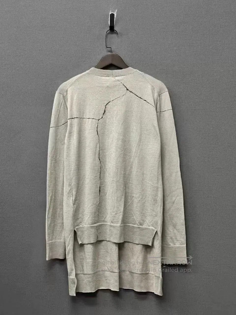 Dior Dior Cracked Knit Long Sleeve Top. Size L / US 10 / IT 46 - 3 Thumbnail