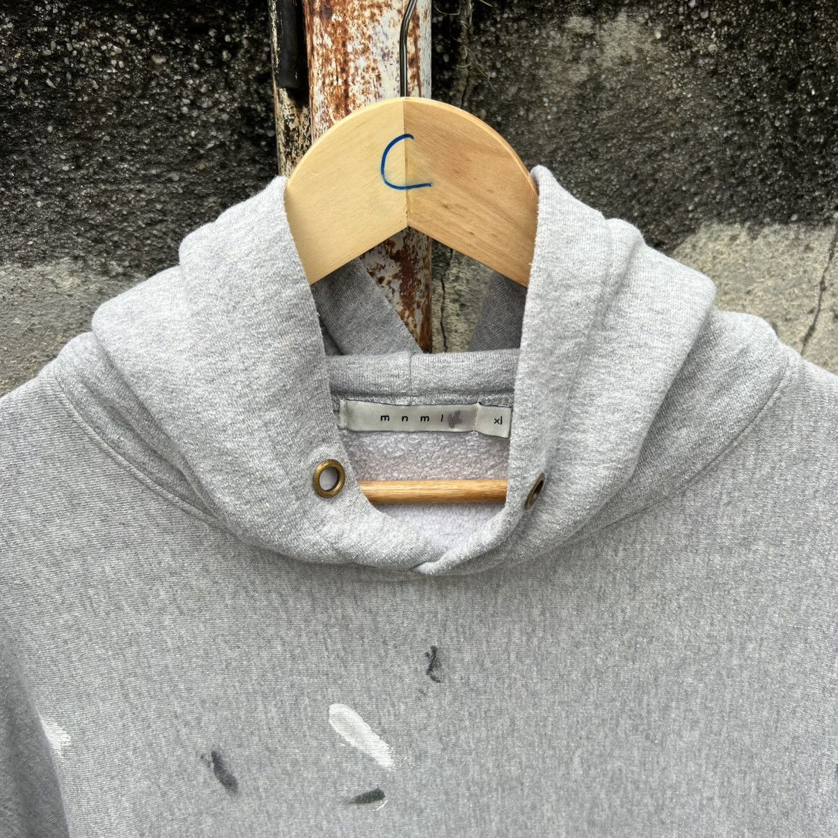 MNML “MNML” SPLASH PAINTED HOODIE Size US XL / EU 56 / 4 - 18 Thumbnail