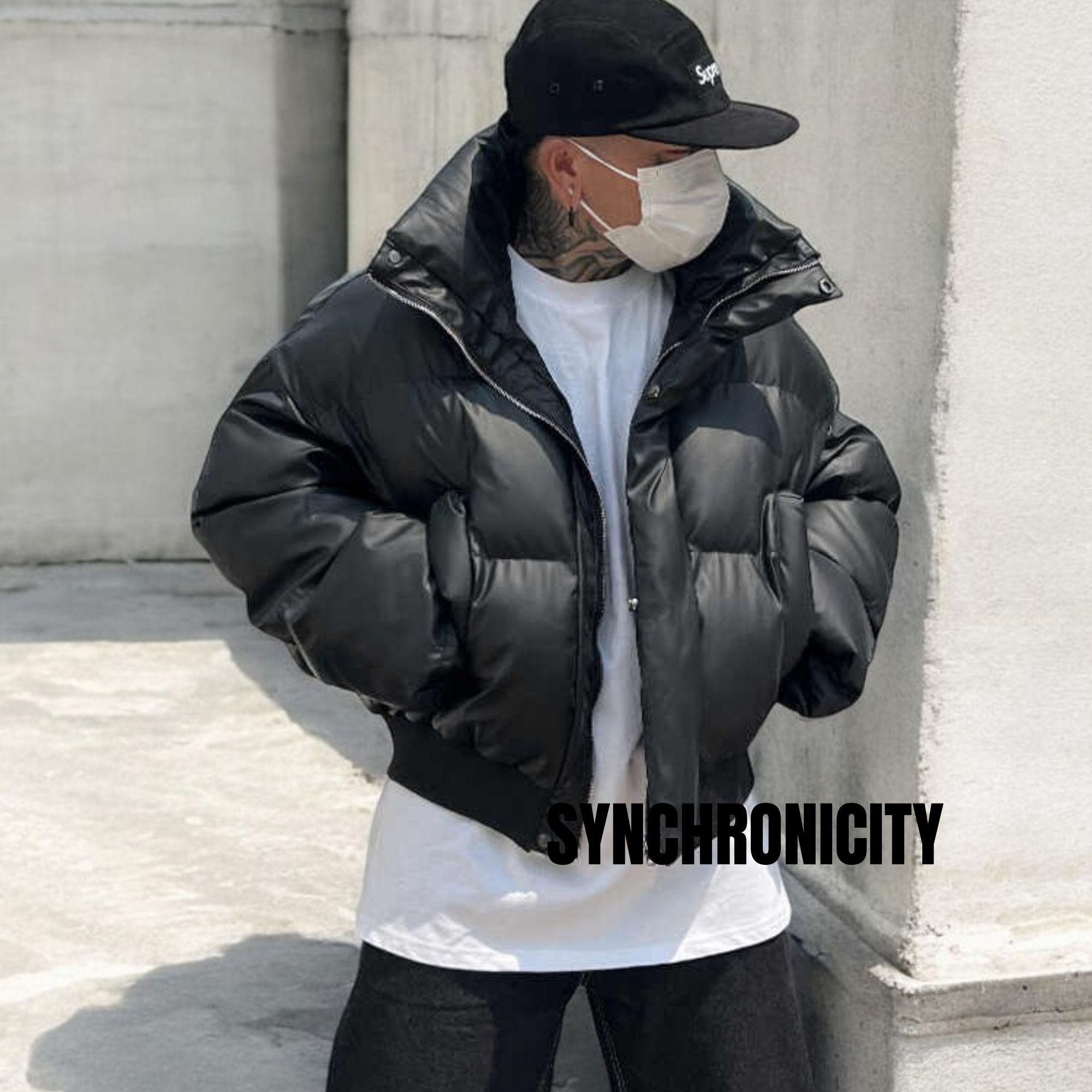 Streetwear Black Puffer Jacket Grailed