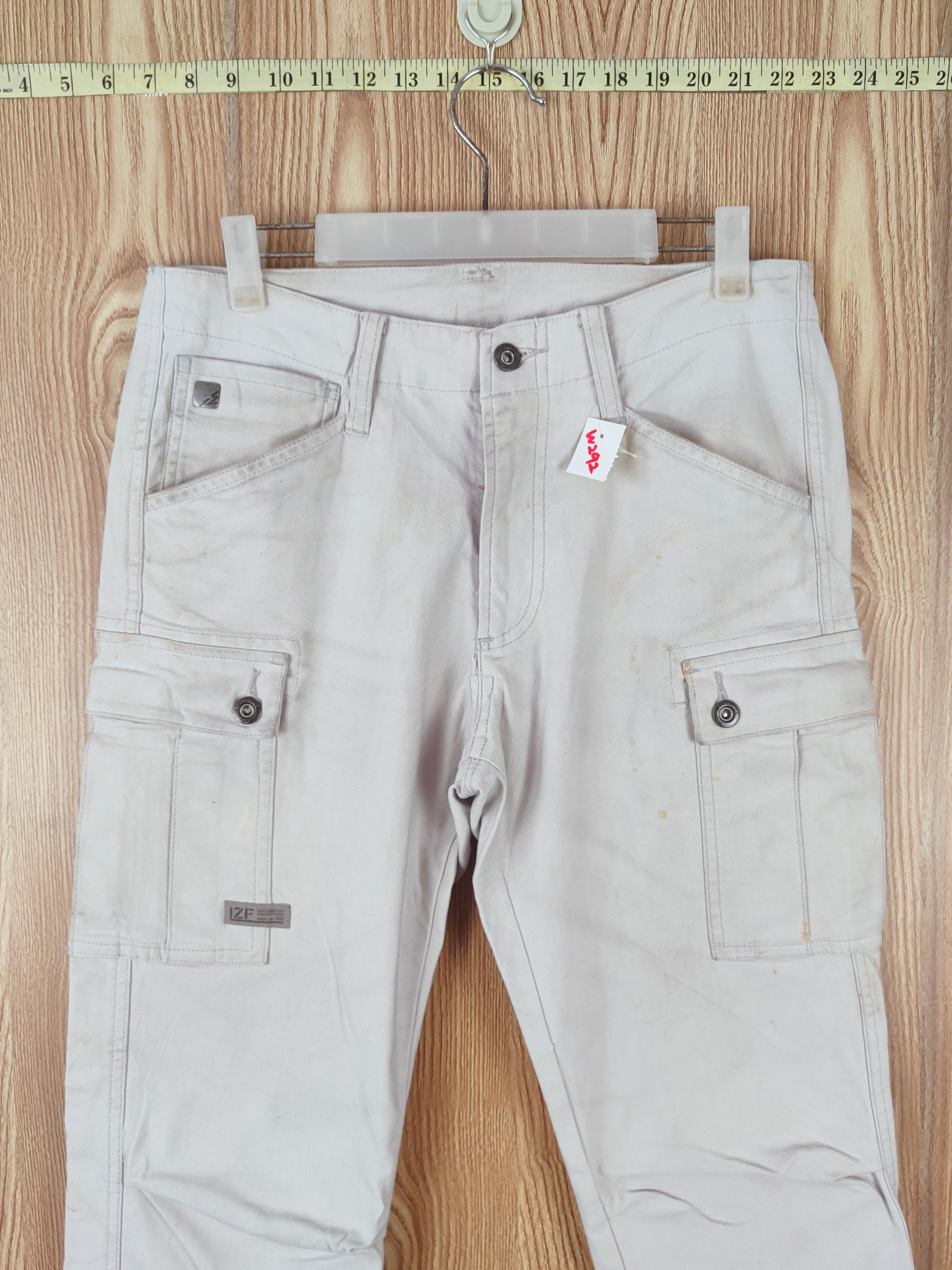 Japanese Brand I'z Frontier Multipocket cargo Joggers pants #W292 Size US 31 - 2 Thumbnail