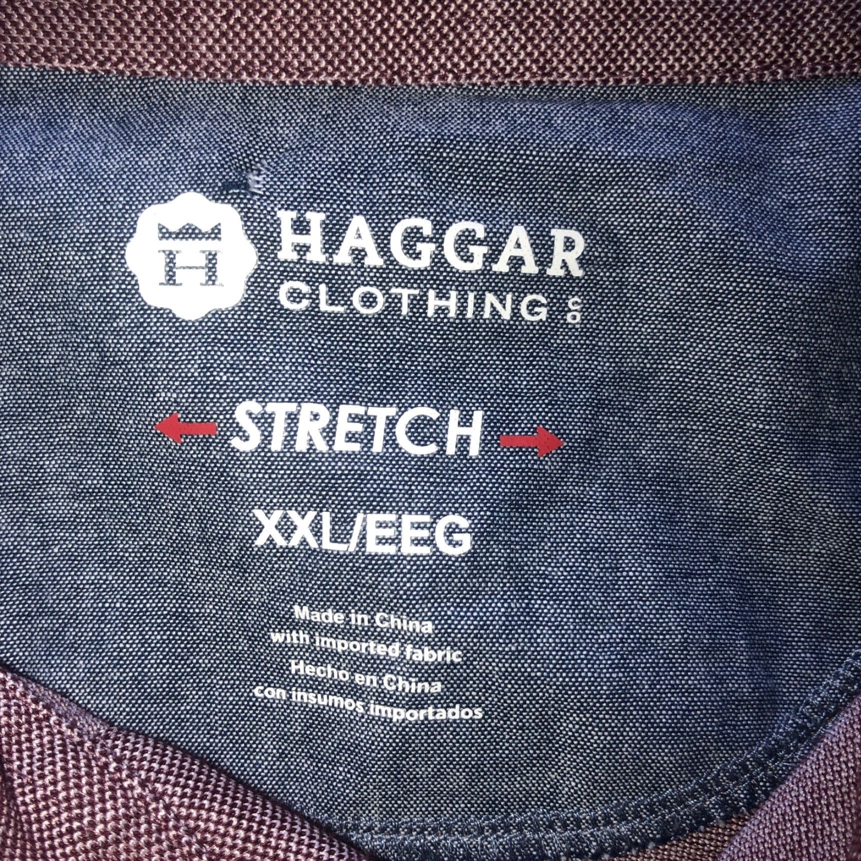 Haggar NWT Haggar Shirt Red MENS XXL Button-Up Short Sleeve Red Shirt Men 2XL Clothing NWT Haggar Size US XXL / EU 58 / 5 - 3 Thumbnail