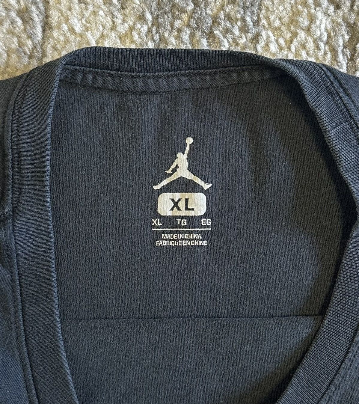 Jordan Brand × Nike Jordan Free Throw Line dunk Tee Black XL Size US XL / EU 56 / 4 - 3 Thumbnail