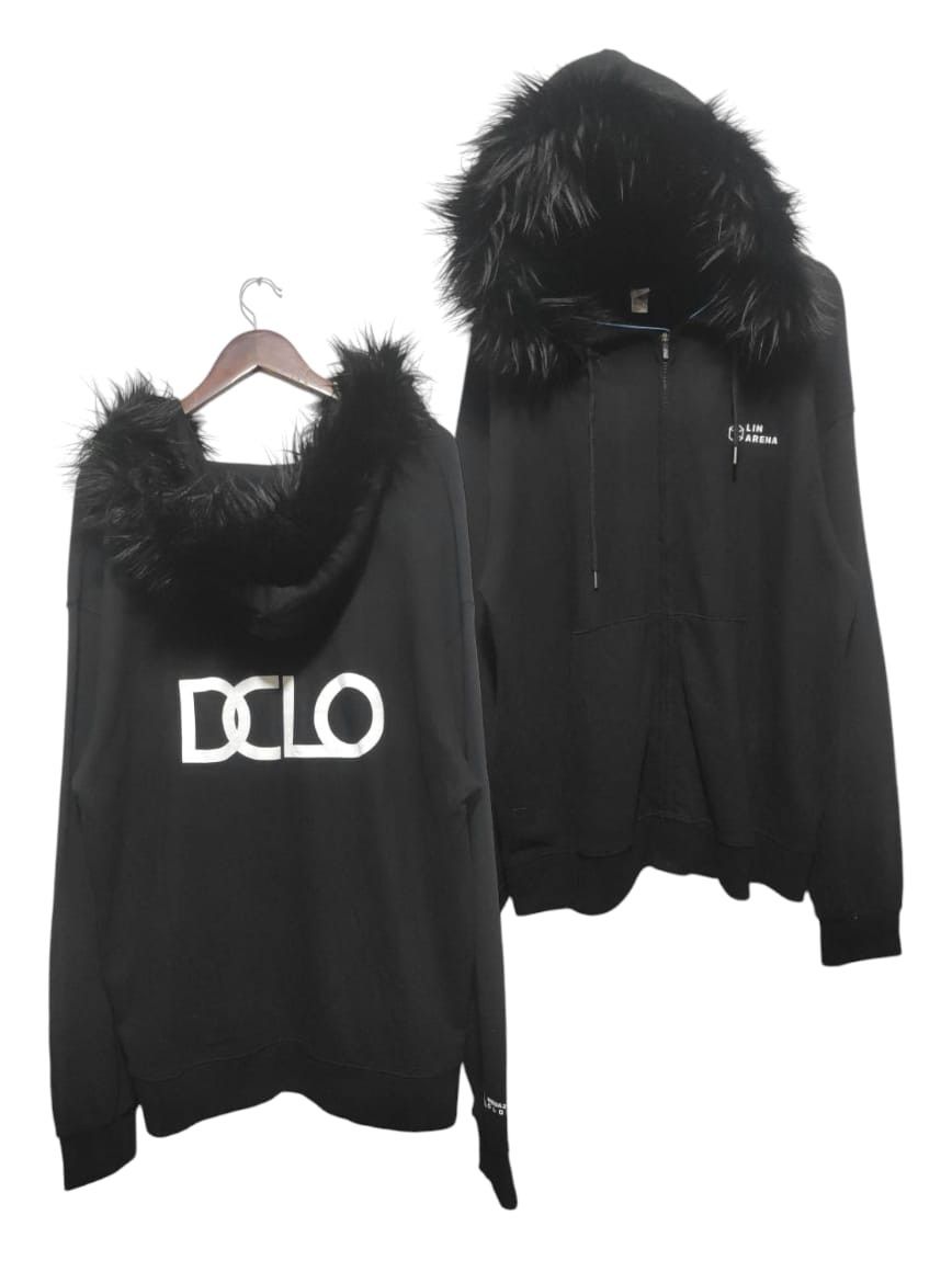 If Six Was Nine Fill it Black Zip Fur Hoodie if6was9 LGB style Size US XL / EU 56 / 4 - 1 Thumbnail