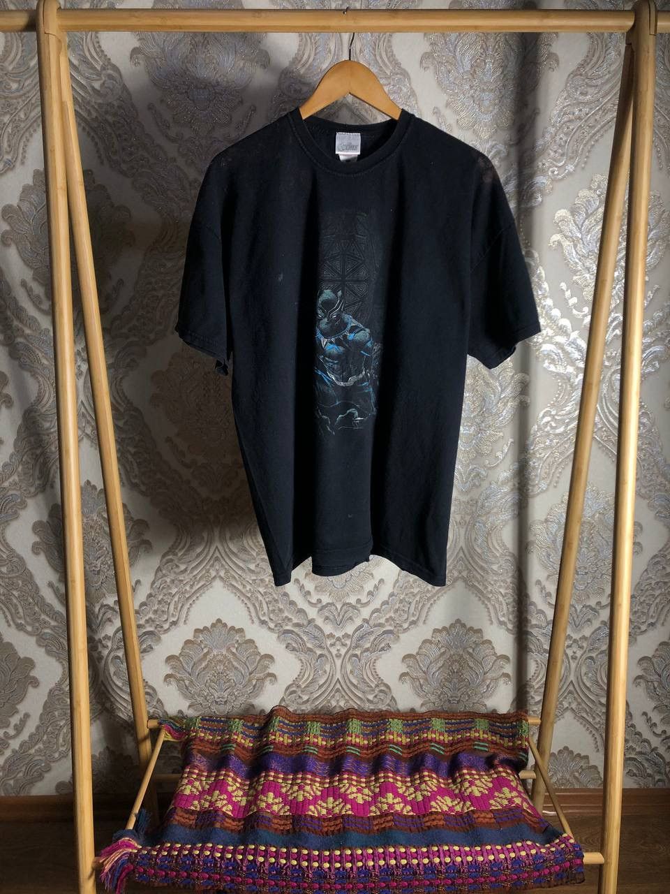Cartoon Network × Vintage VERY RARE MARVEL COMICS BLACK PANTHER T-SHIRT BIG LOGO Y2K Size US XXL / EU 58 / 5 - 1 Thumbnail