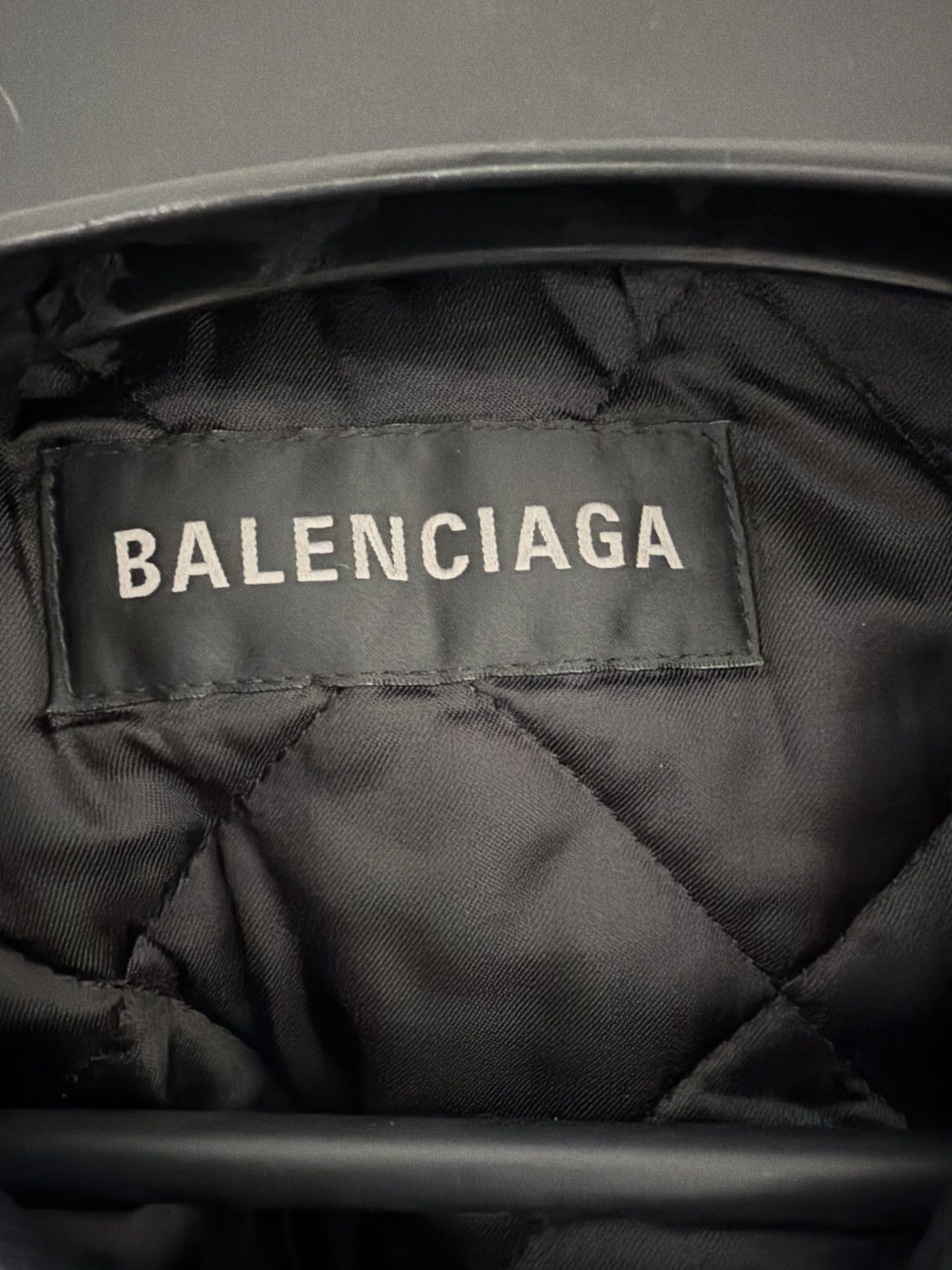 Balenciaga Balenciaga Buffalo Leather Trucker Jacket Black Size XS Size US XS / EU 42 / 0 - 5 Thumbnail