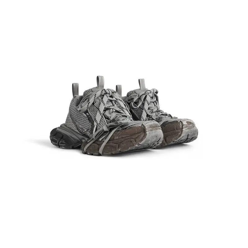 Balenciaga o1w1db11225 3XL Sneakers Worn-Out in Black/Grey Size US 7 / EU 40 - 2 Thumbnail