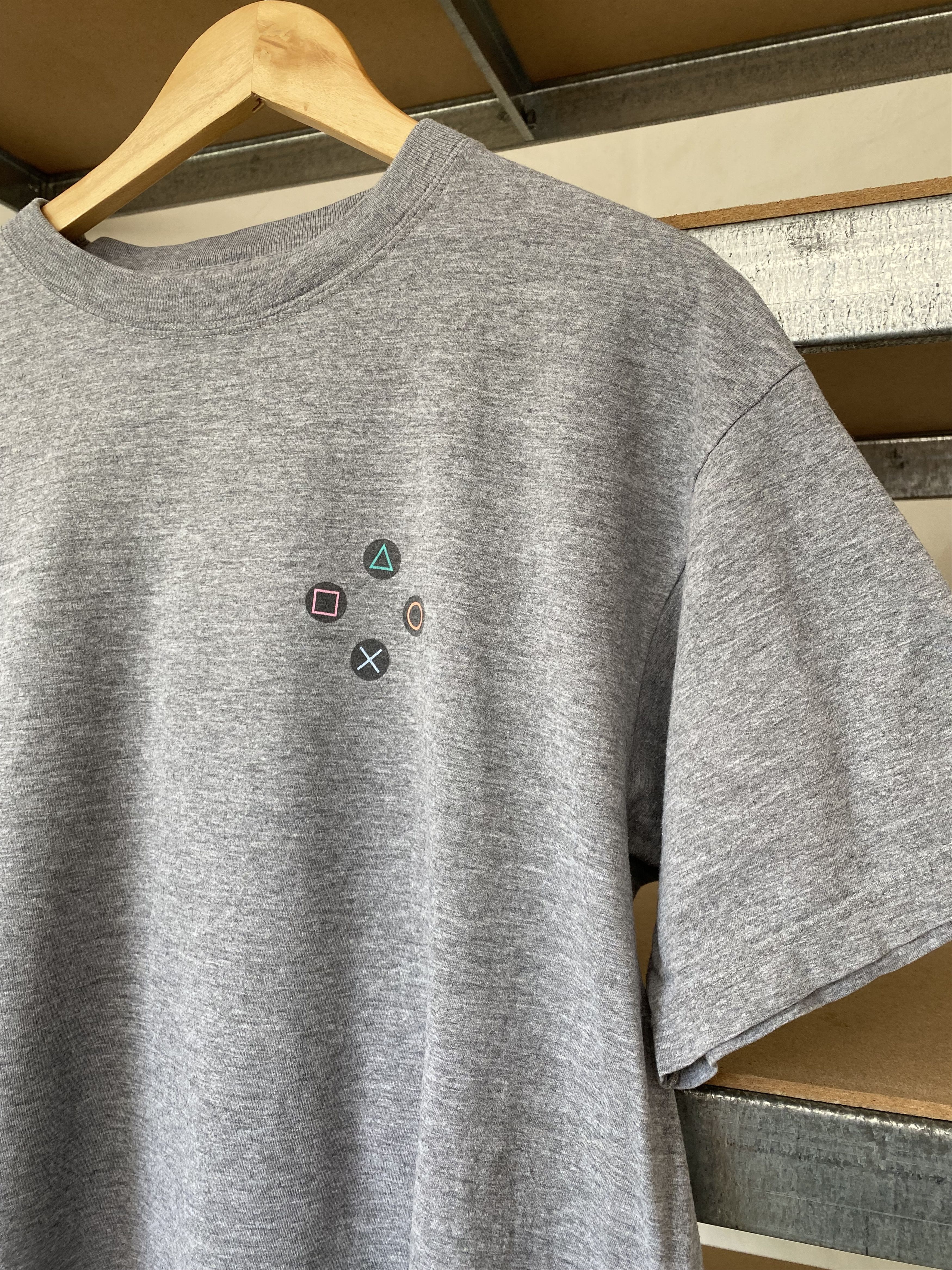 Playstation PlayStation 2 Vintage 2000s Promo Logo Games Y2K Gamepad Tee Size US L / EU 52-54 / 3 - 4 Thumbnail