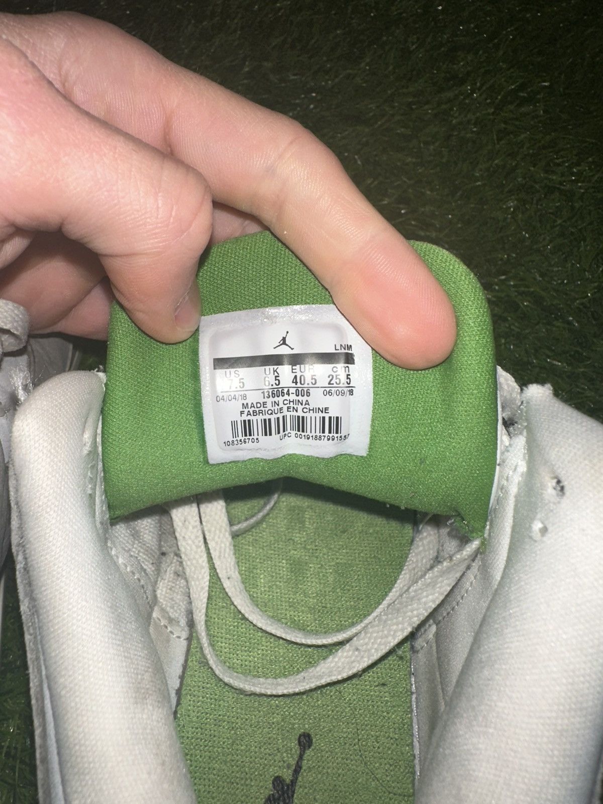 Jordan Brand Jordan nike chlorophyll air 3 size 7.5 Size US 7.5 / EU 40-41 - 7 Thumbnail