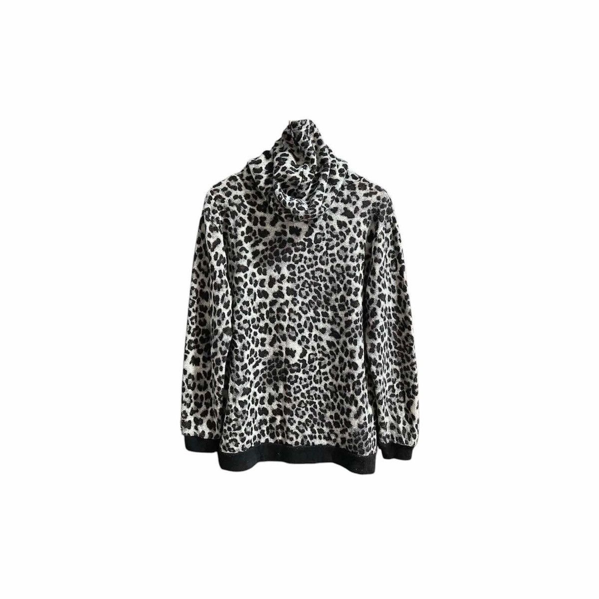 Hysteric Glamour × Japanese Brand × Seditionaries 🔥Sick Y2K Semantic Design Zip Hoodie Black Leopard Goth Punk Size US L / EU 52-54 / 3 - 10 Thumbnail