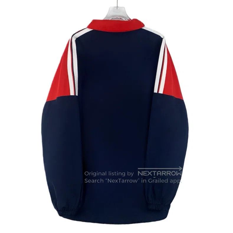 Balenciaga Balenciaga Color-Blocked Logo Letter Printed Stand Collar Size XXS / US 00 / IT 34 - 2 Thumbnail