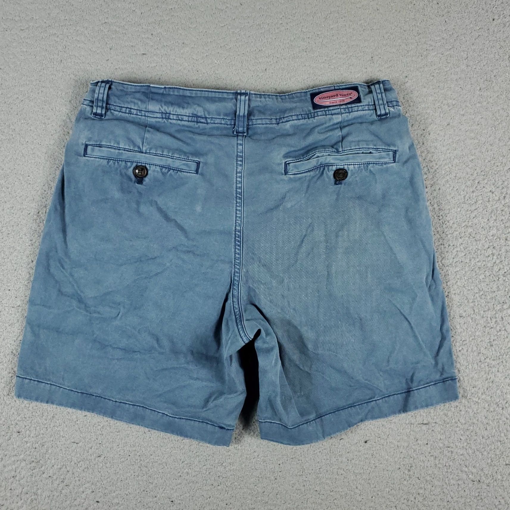 Vineyard Vines VINTAGE Vineyard Vines Shorts Mens Size 30 Chino Flat Front Casual Blue Pockets Size US 30 / EU 46 - 7 Thumbnail