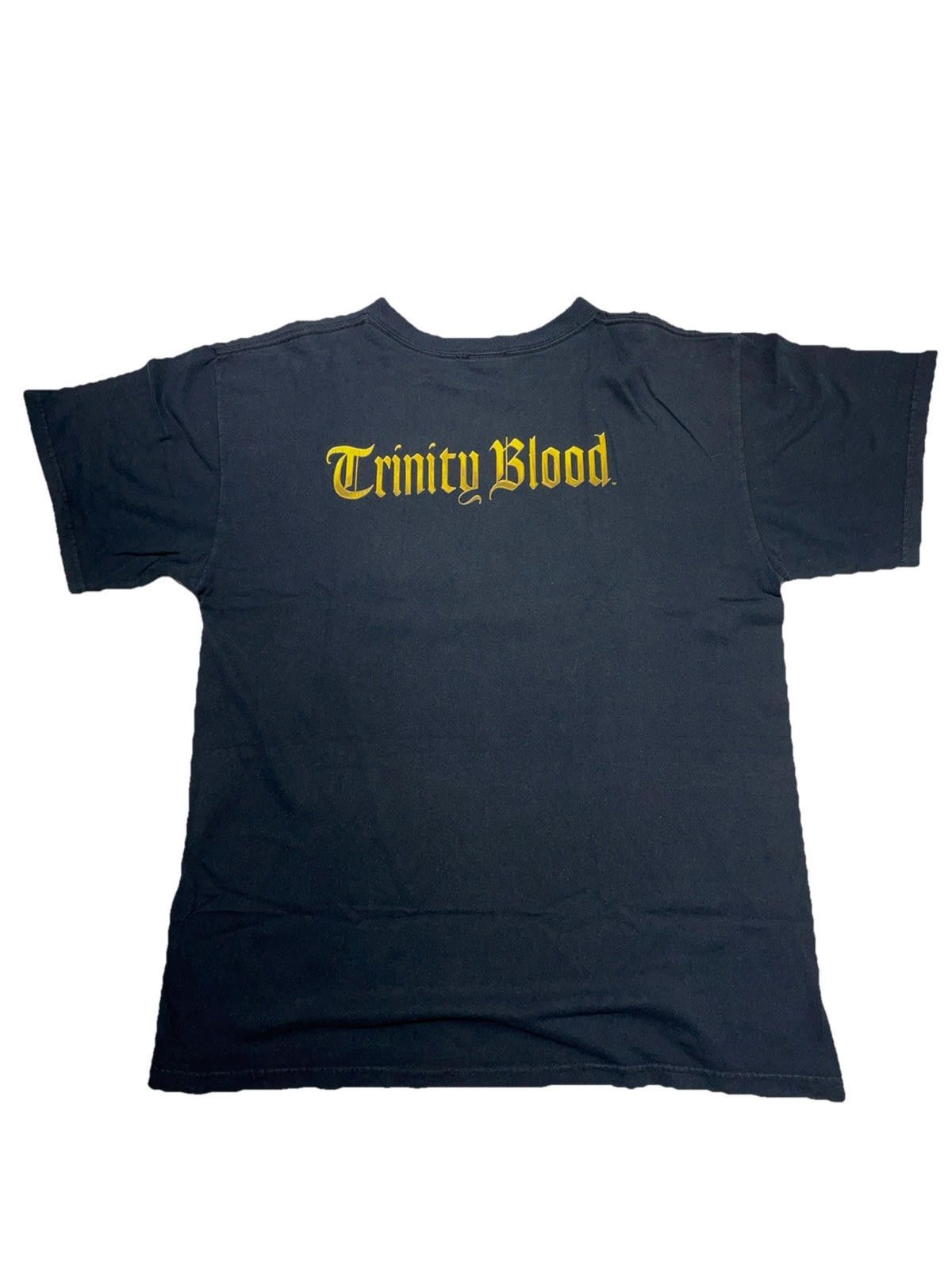 Designer Y2K 2005 Trinity Blood T-shirt Black Large Vintage Anime Size US L / EU 52-54 / 3 - 5 Thumbnail
