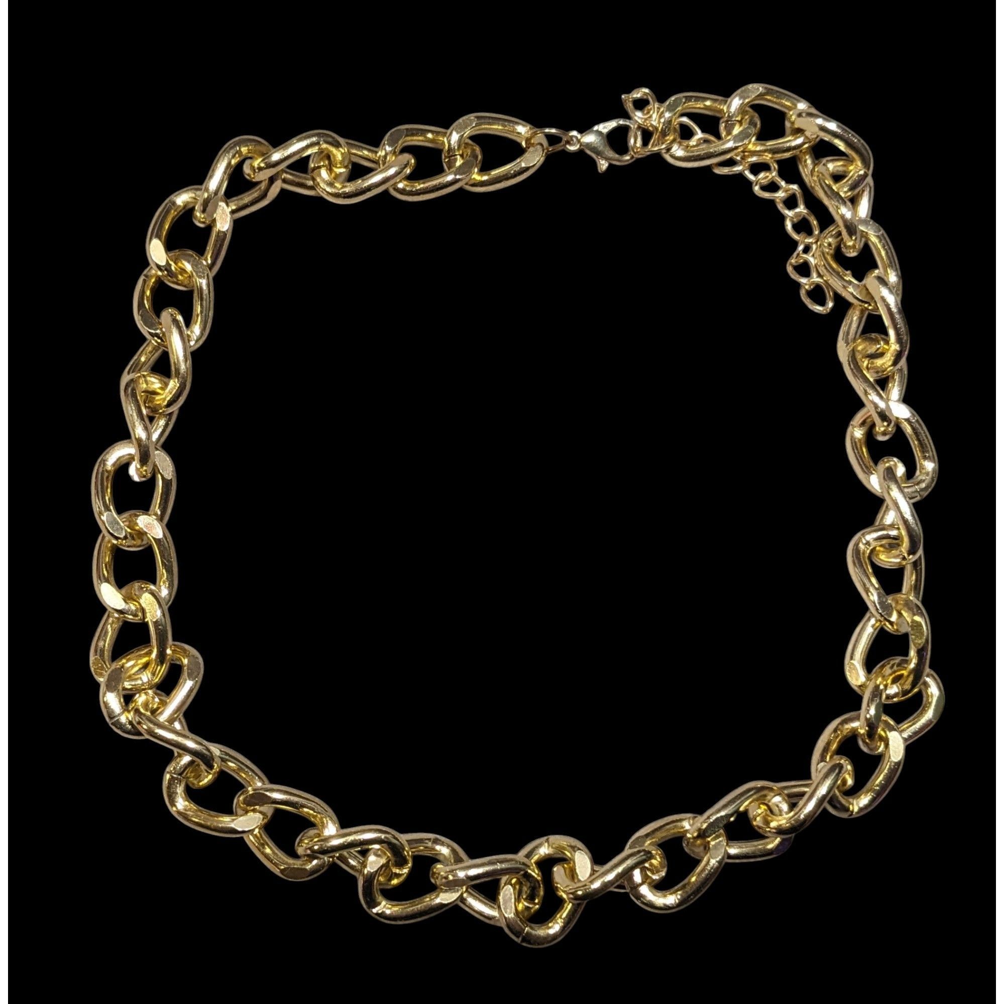 Other Classic Gold Tone Lightweight Chain Choker Necklace Size ONE SIZE - 1 Thumbnail