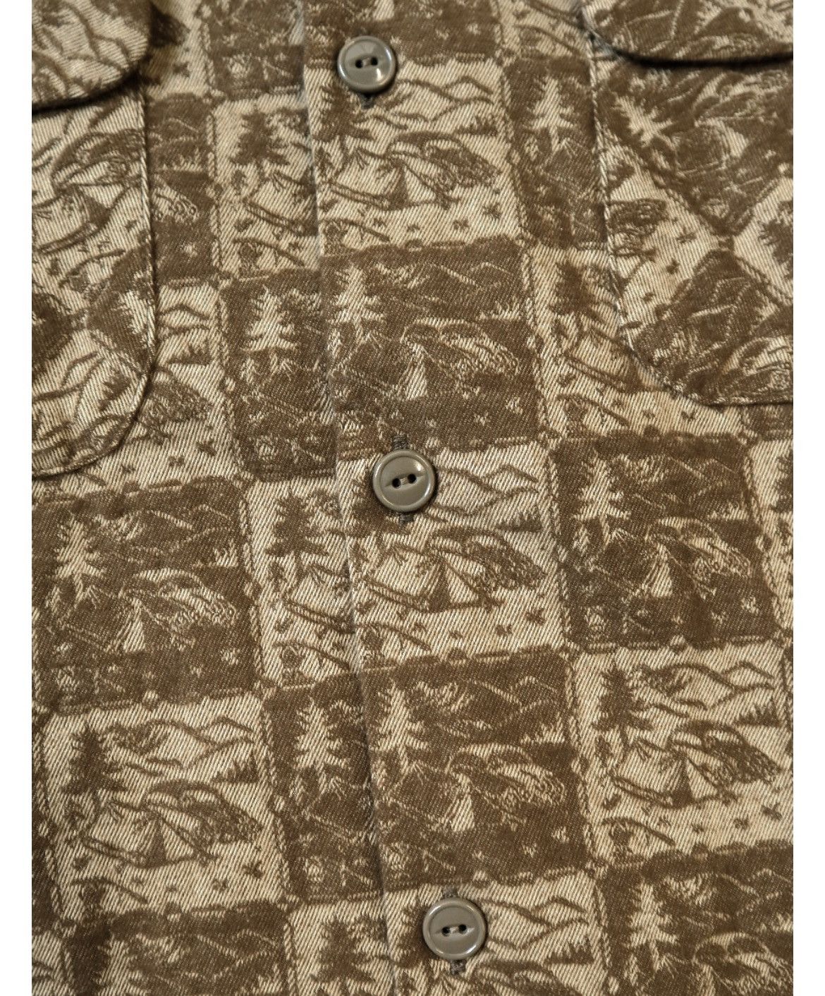 Kapital CAMP jacquard flannel wrangle collar board shirt size 2 Size US M / EU 48-50 / 2 - 4 Thumbnail