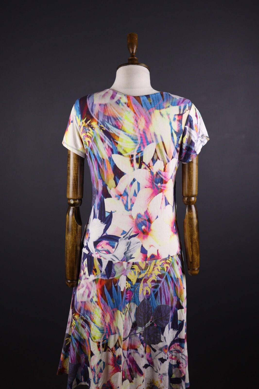 Designer Princess Goes Hollywood Multicolor A-Line Midi Dress Size 40 Size M / US 6-8 / IT 42-44 - 6 Thumbnail