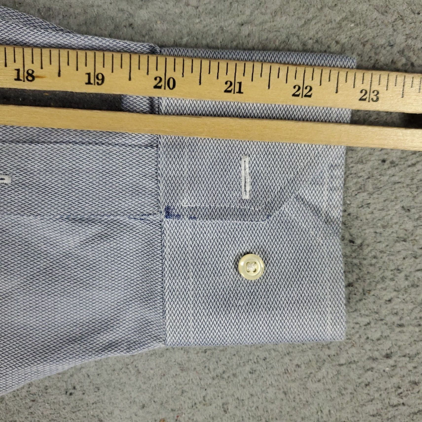Brooks Brothers Brooks Brothers Shirt Mens 16.5 Blue Regent Dress Button Up Long Sleeve Regular Size 46R - 7 Thumbnail