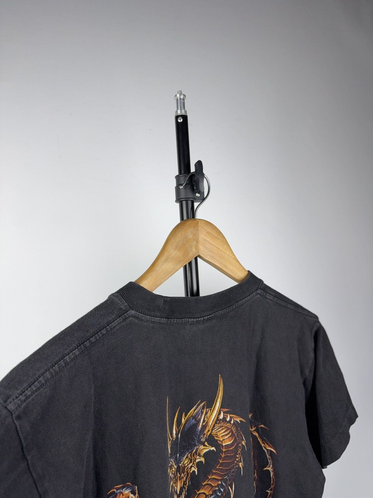 Japanese Brand Vintage 90s Dragon Graphic Fantasy Gothic Style Tee Shirt Size US S / EU 44-46 / 1 - 9 Thumbnail