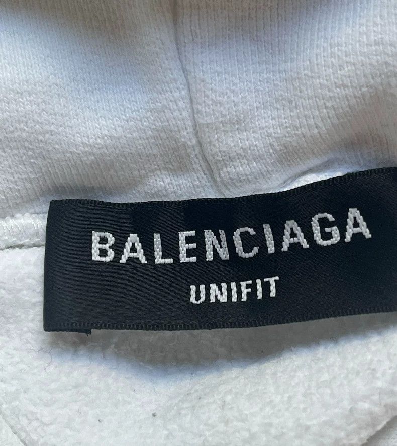 Balenciaga Balenciaga Fuzzy letter white hole sweater Logo mosaic let Size US S / EU 44-46 / 1 - 3 Thumbnail
