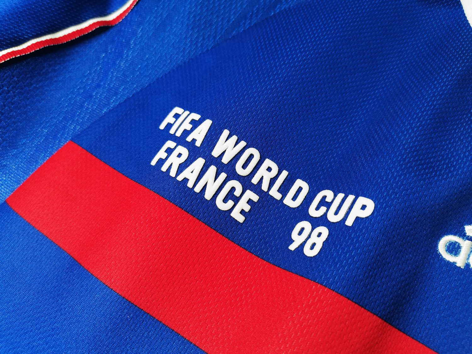 Adidas × Vintage 1998 France WC Home Shirt Zidane #10 Size US L / EU 52-54 / 3 - 3 Thumbnail