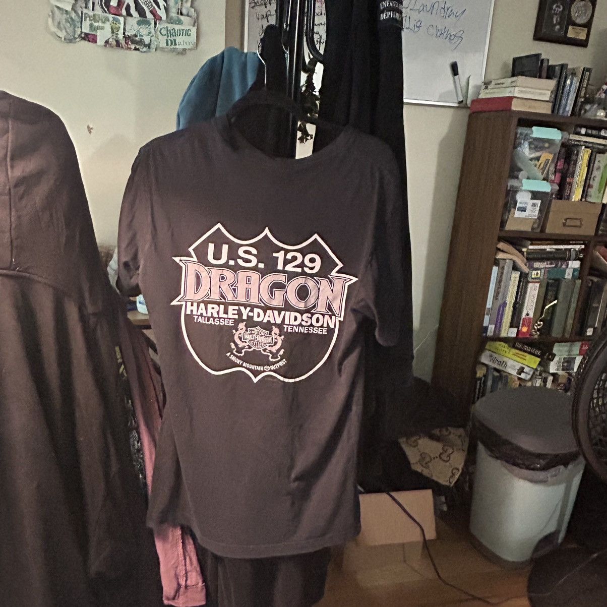 Harley Davidson Harley Dragon Tee M – Faded Eagle Gothic Biker USA OBO Size US M / EU 48-50 / 2 - 2 Thumbnail