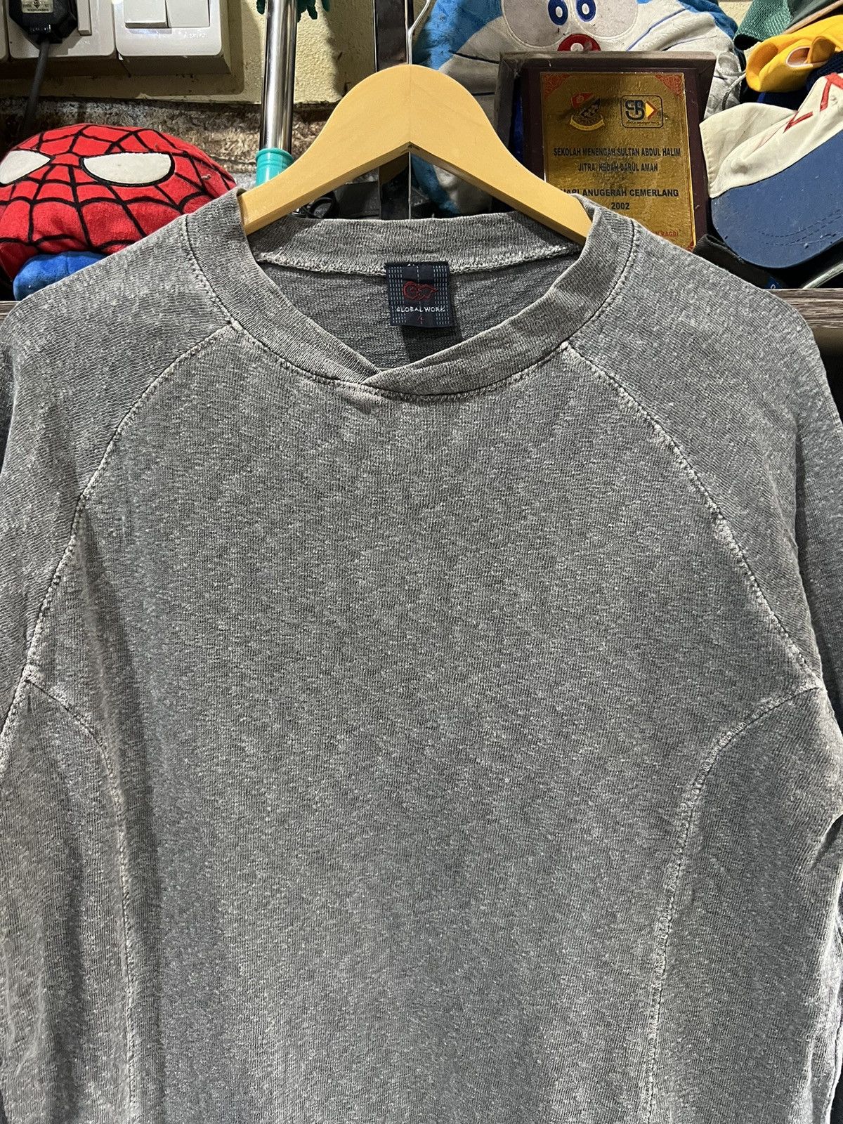 Global Work 🔥Distressed Global Work Long Sweatshirt Size US L / EU 52-54 / 3 - 4 Thumbnail