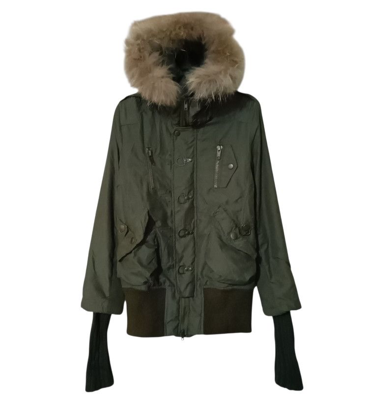 Le Grande Bleu (L.G.B.) gimmick ranccon fur jacket Size S / US 4 / IT 40 - 2 Thumbnail