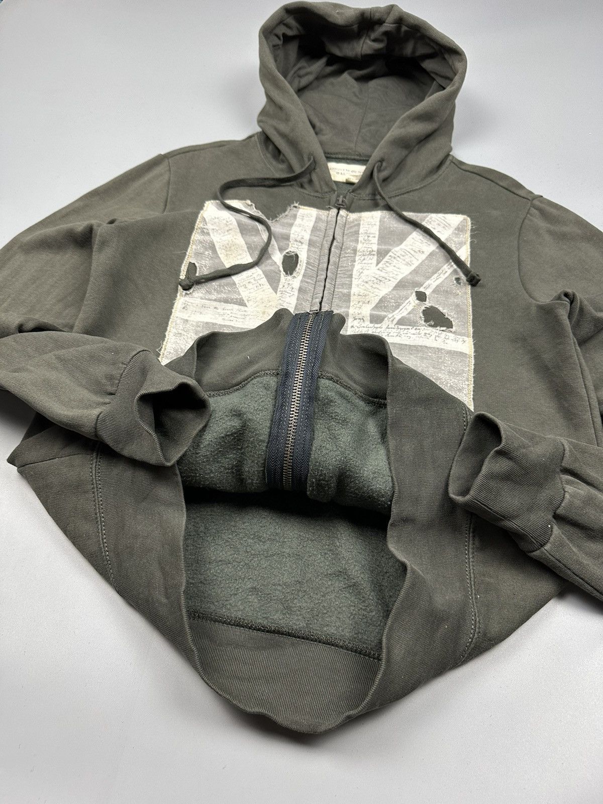 Denim & Supply Ralph Lauren Denim & Supply Ralph Lauren Britain Flag Boro Hoodie Size US S / EU 44-46 / 1 - 4 Thumbnail