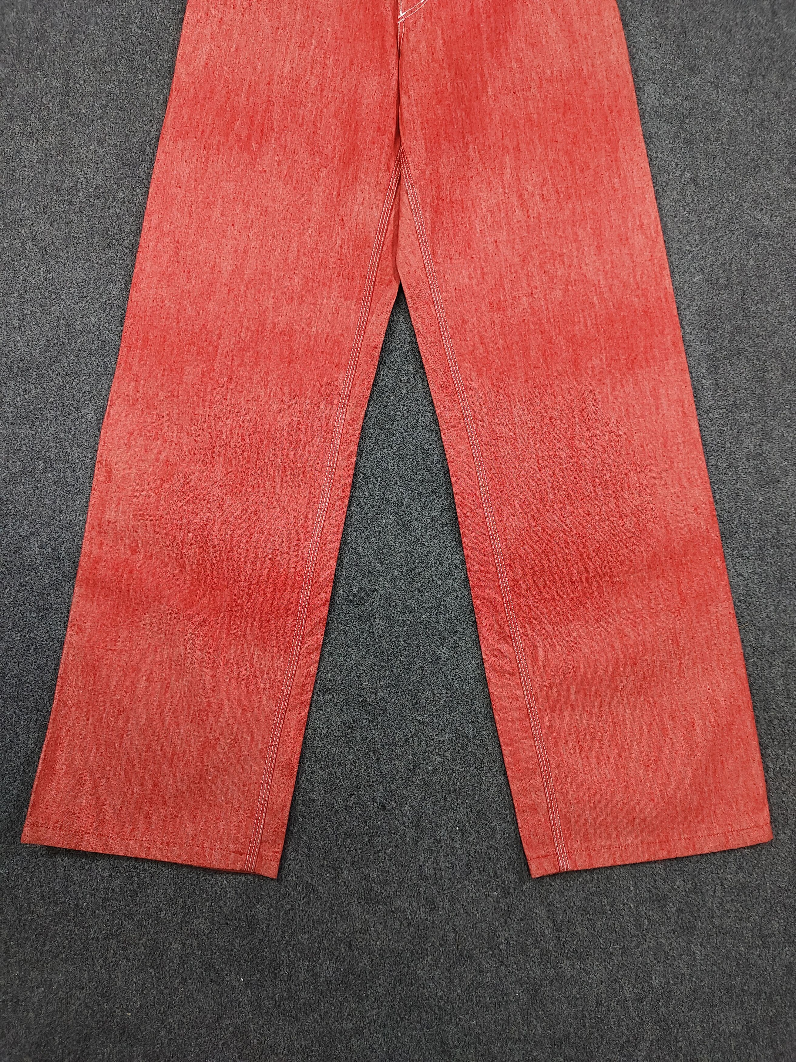 A.P.C. 90s APC 🇫🇷 Minimal Workwear Cut Canvas Trousers Size US 31 - 3 Thumbnail