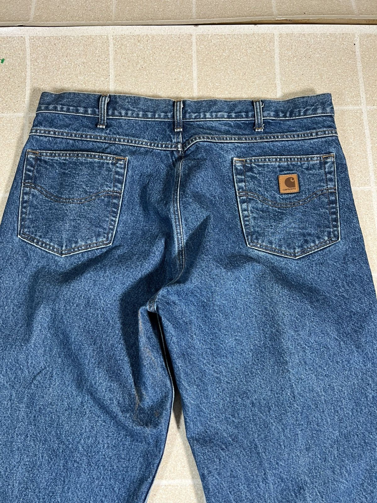 Carhartt Carhartt B17 DST Relaxed Fit Blue Jeans Men's 42x30 baggy Size US 42 / EU 58 - 4 Thumbnail