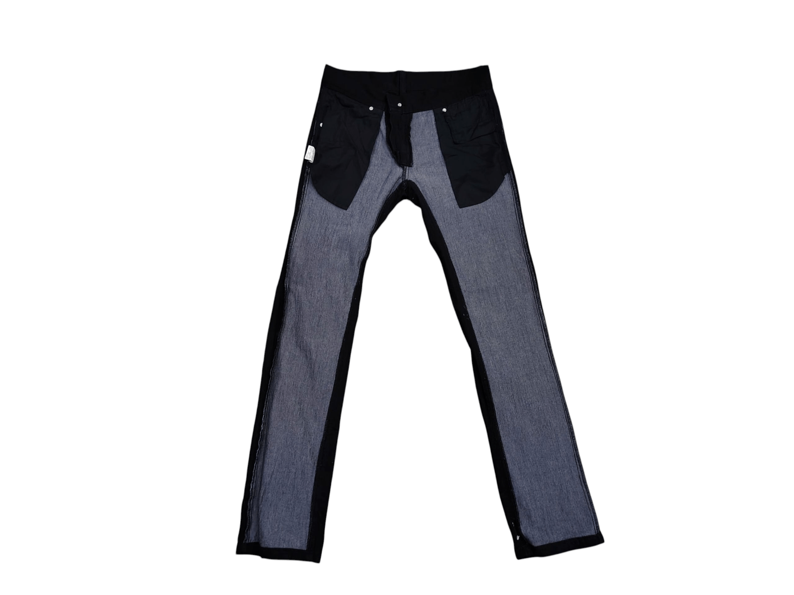 Japanese Brand the black gene rapped jeans punk style Size US 31 - 7 Thumbnail