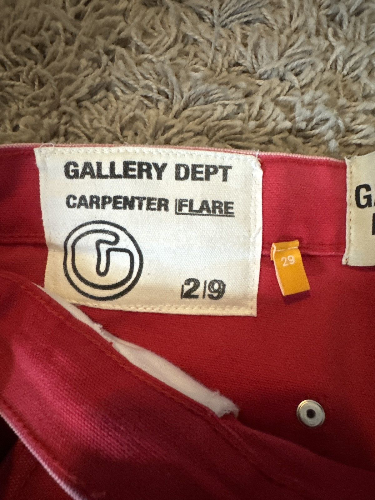 Gallery Dept. Red Wide leg gallery department jeans Size US 29 - 12 Thumbnail