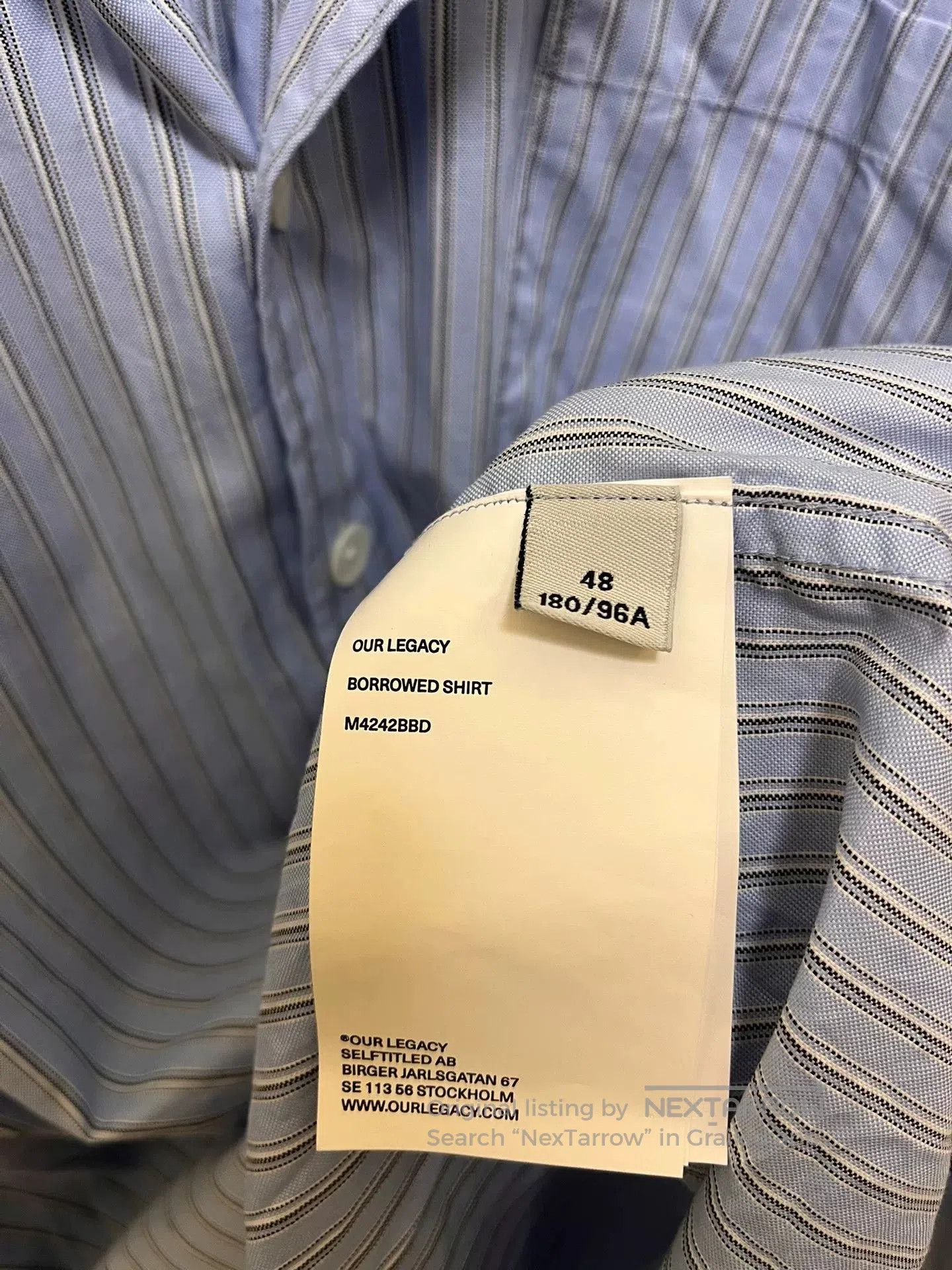 Our Legacy Our Legacy Borrowed Shirt. Size US M / EU 48-50 / 2 - 4 Thumbnail