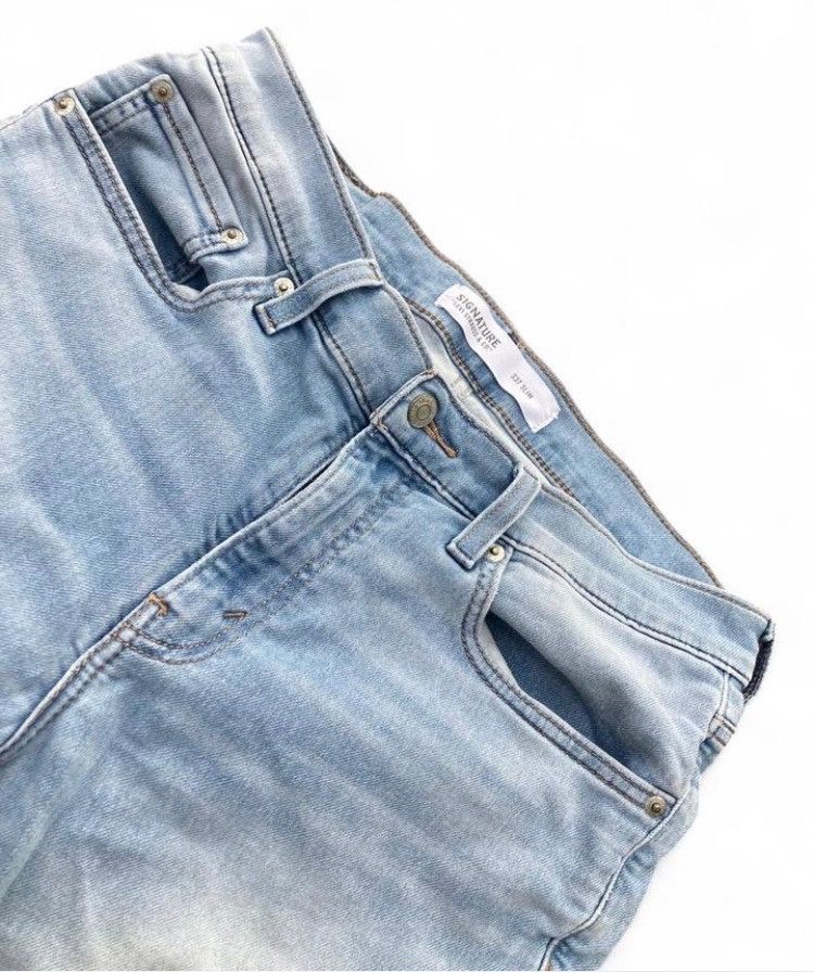 Levi's Levi’s Straight Light Wash Jeans 32x32 Size US 34 / EU 50 - 4 Thumbnail